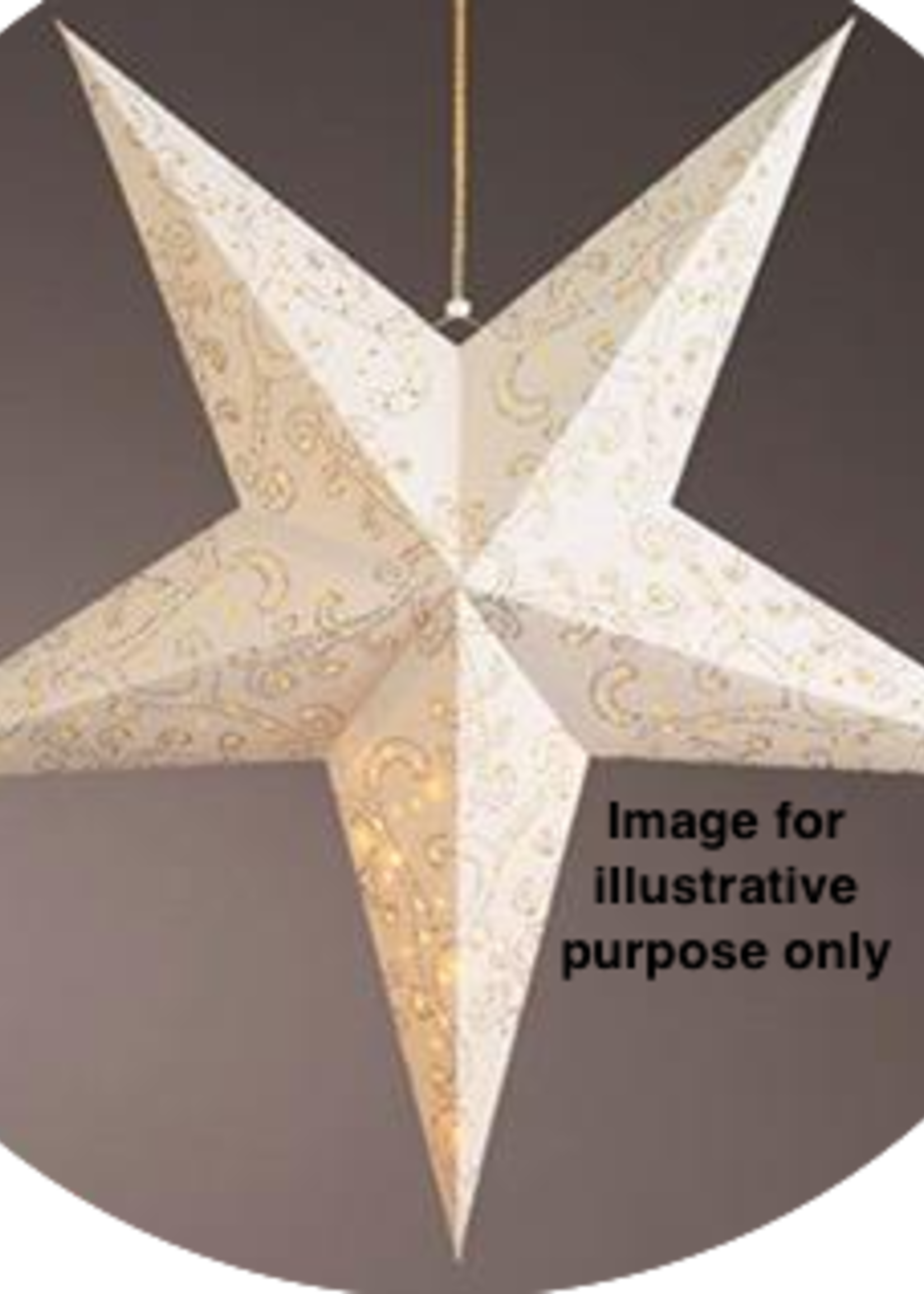 Lumineo Red Paper Star Light