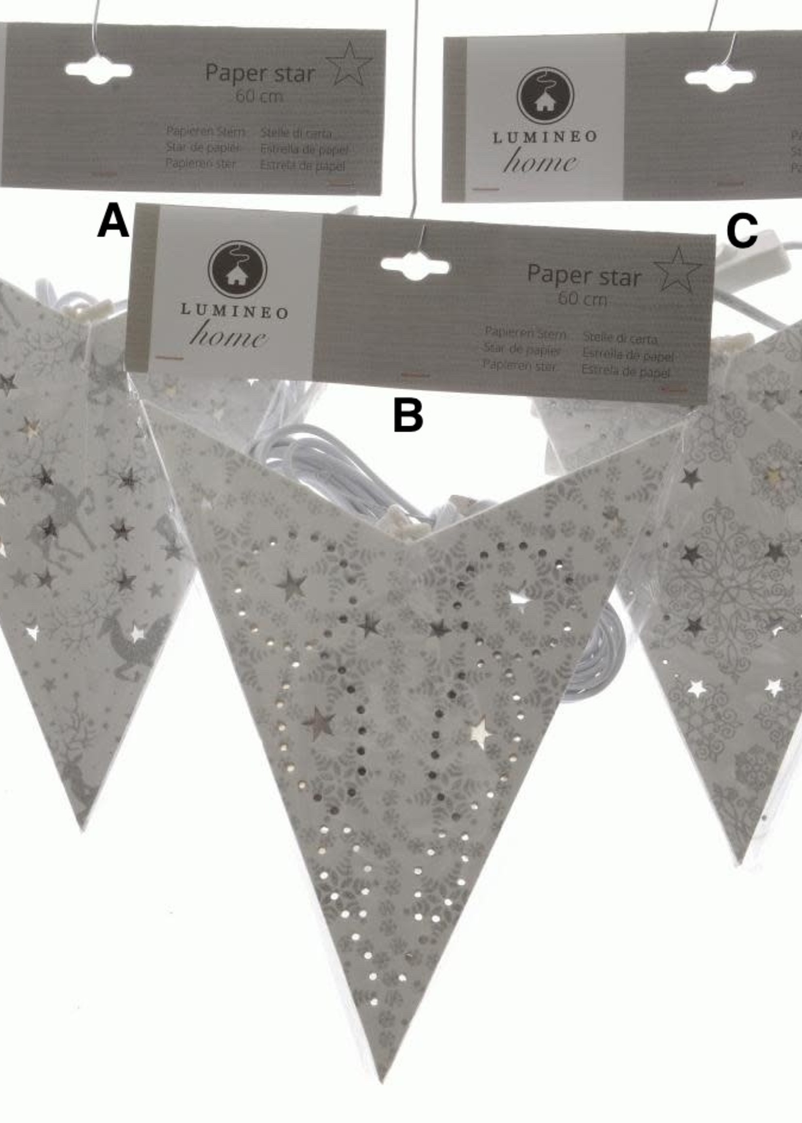 Lumineo White Paper Star Light