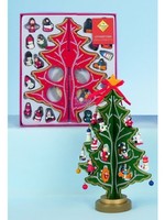 Wooden Tree - 4 Sided With Decorations