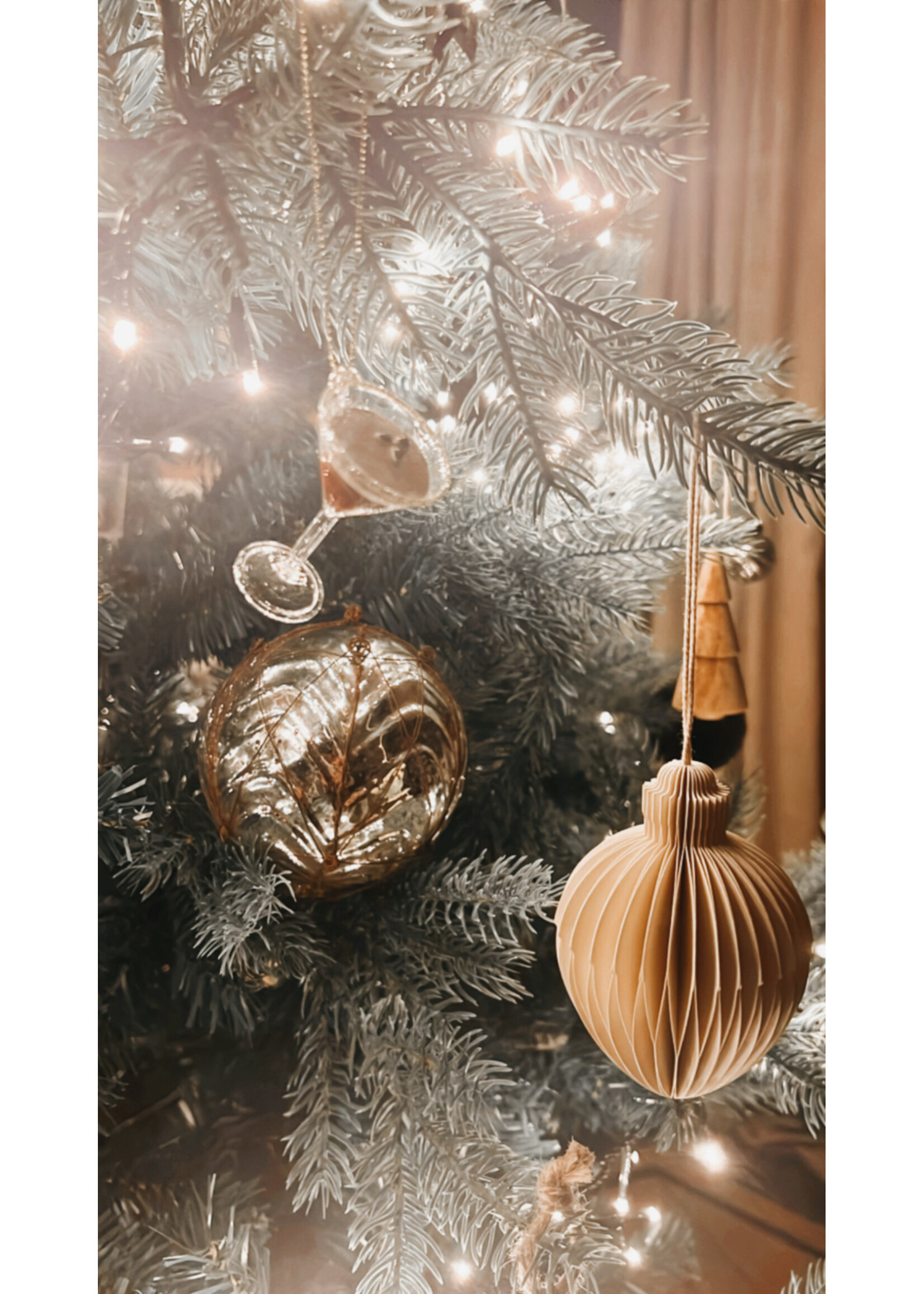 Sass & Belle Martini Cocktail Baubles - Set Of 3