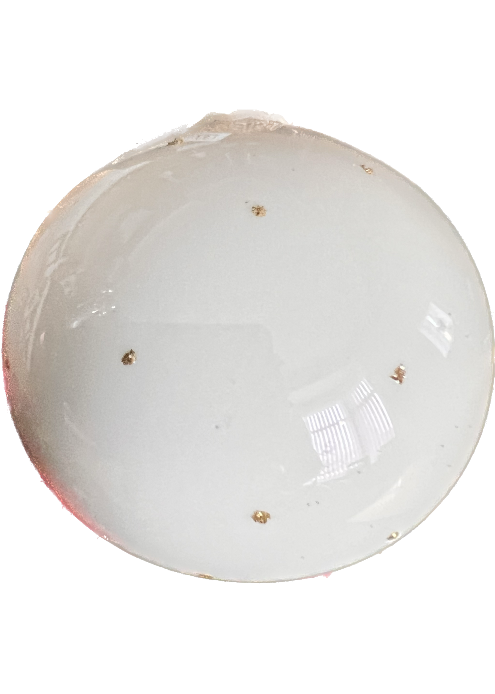 Decoris Wool White and Marsala Wine coloured  Pack of 6  large 80cm baubles