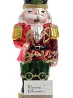 Decoris Nutcracker Hanging Decoration White beard