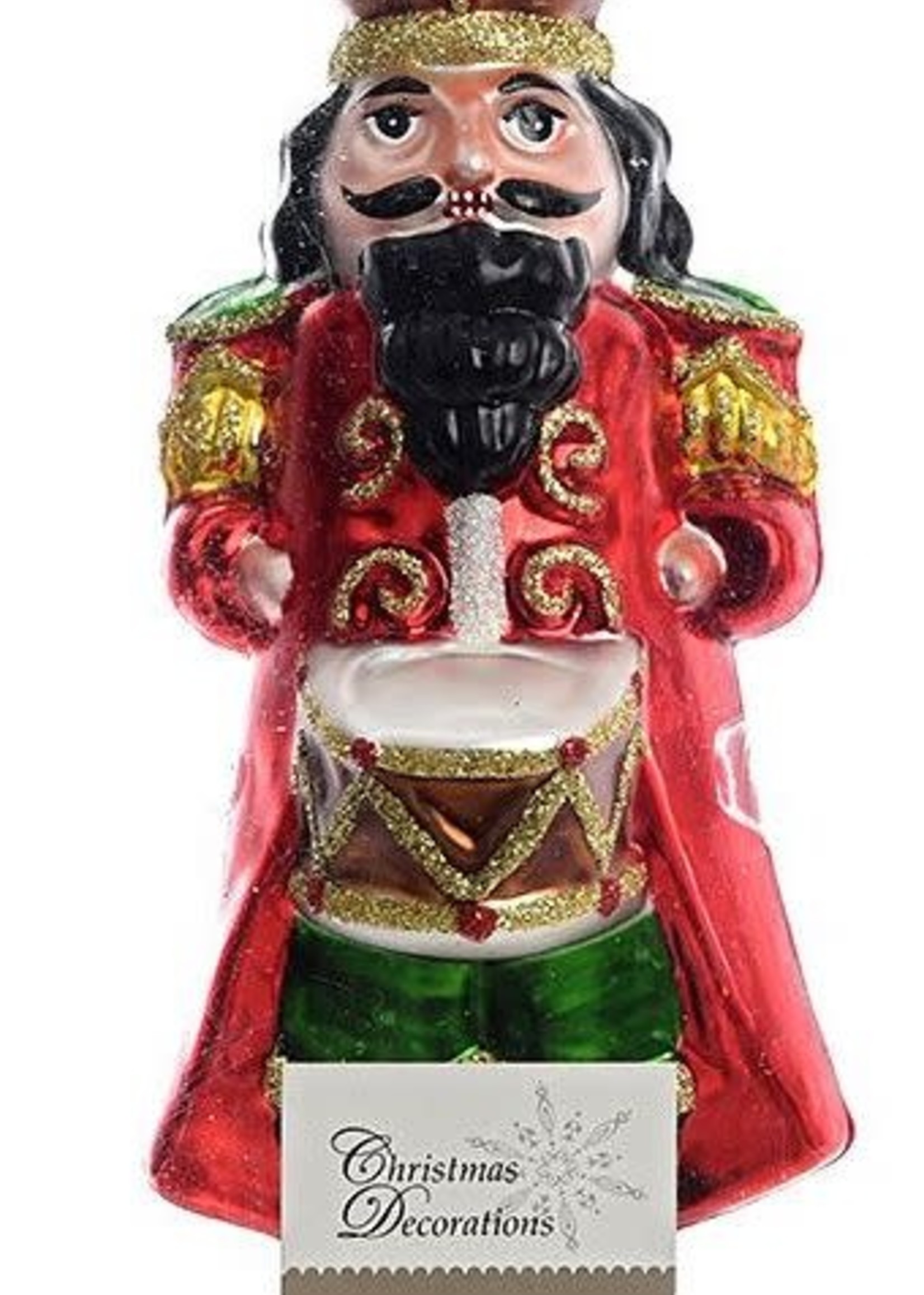 Decoris Nutcracker Hanging Decoration Black Beard