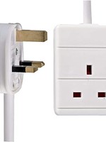 Pro-Elec Pro-Elec Extension Lead White 1 Gang (L)2m 13A