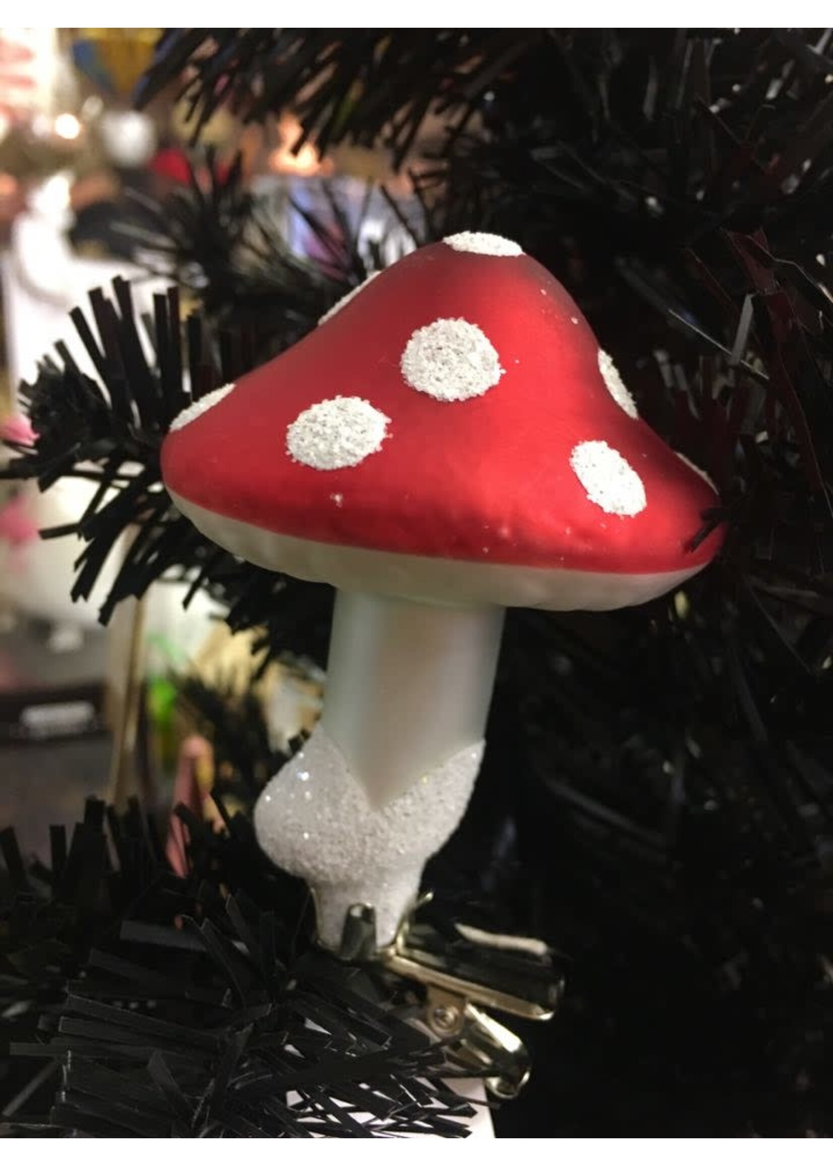 Decoris Clip on Mushroom Short cap Pack of 3