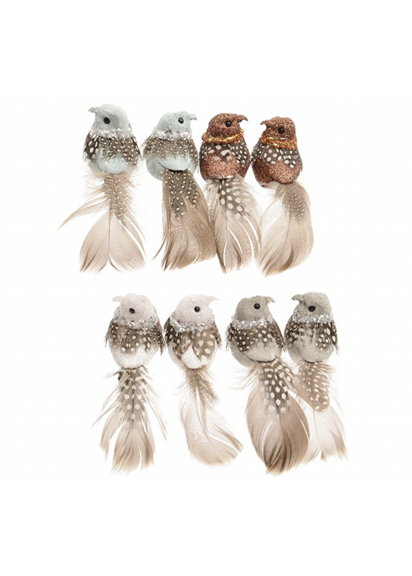 Decoris Clip on birds Box of 2