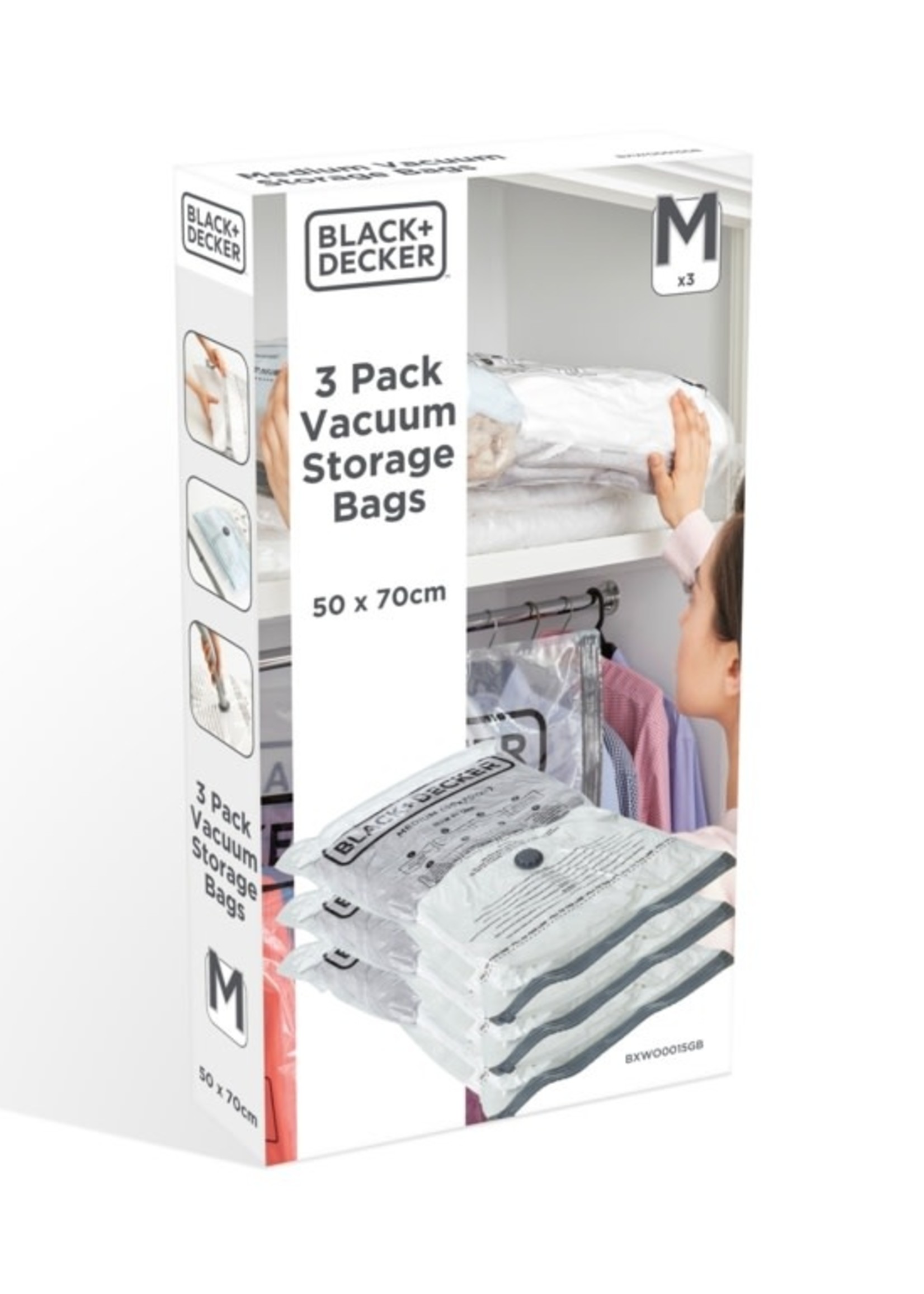 Black & Decker Black & Decker Vacuum Storage Bags Medium 3 Pack
