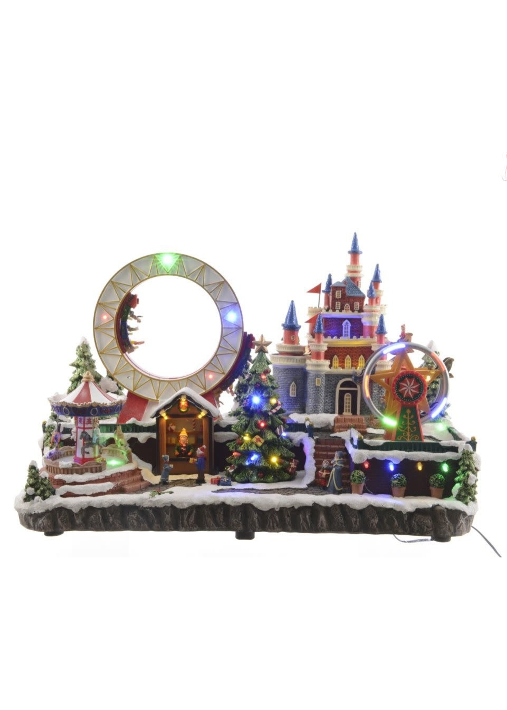 Kaemingk Fun Fair village - LED Lit village