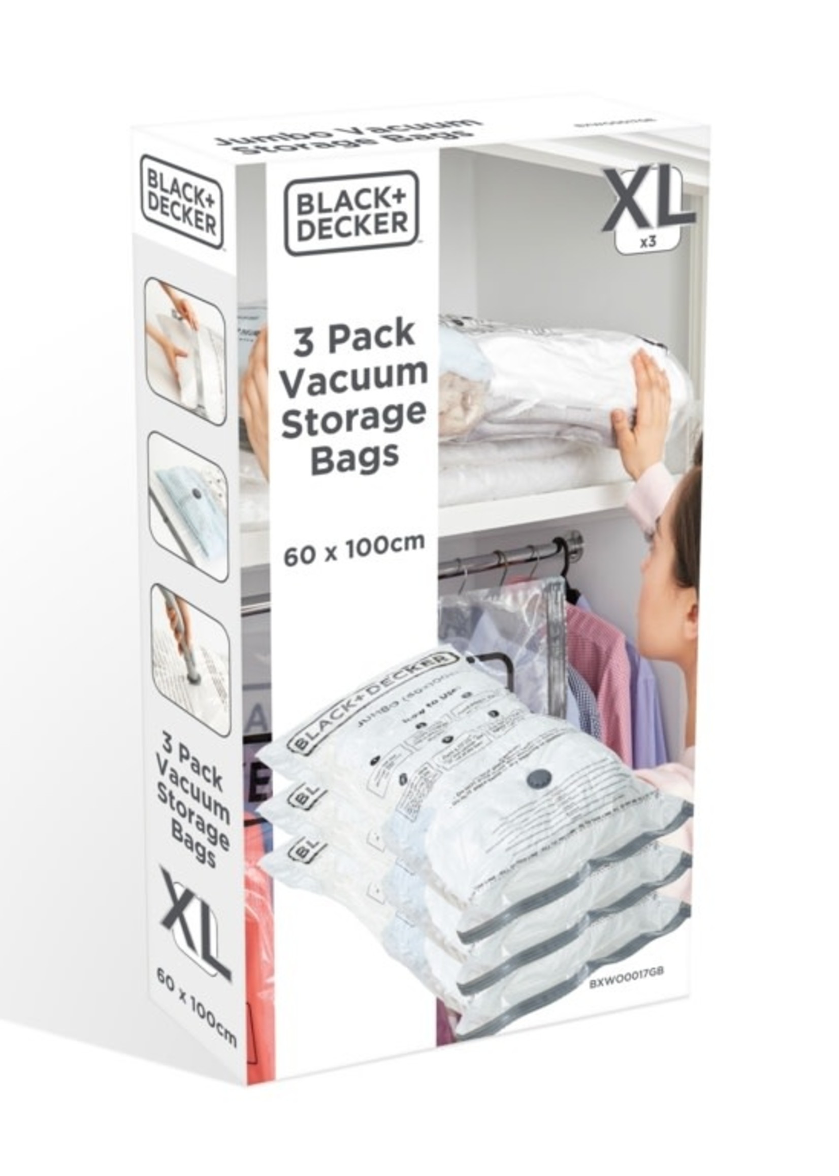 Black & Decker Black & Decker Vacuum Storage Bags Jumbo XL 3 Pack