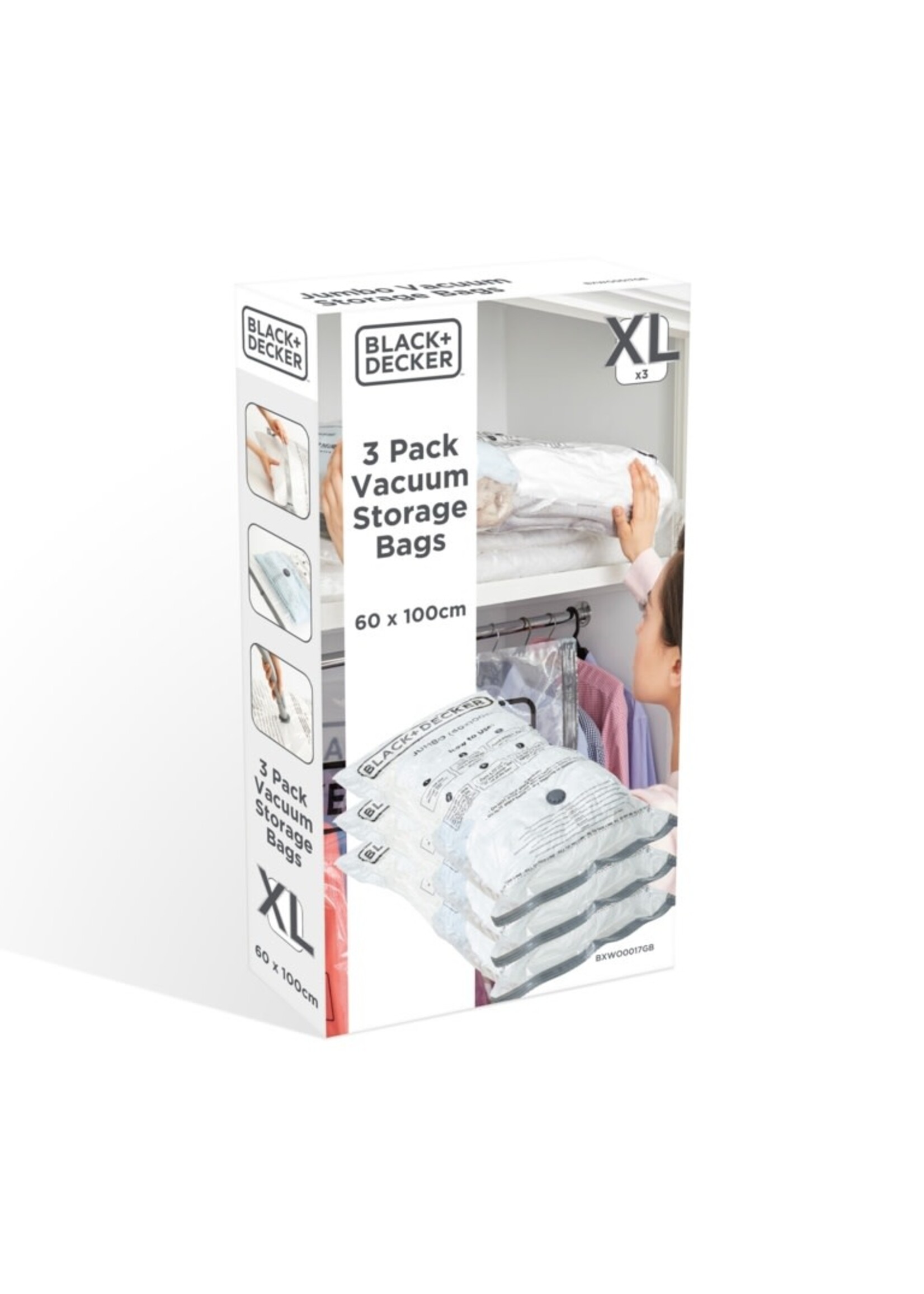 Black & Decker Black & Decker Vacuum Storage Bags Jumbo XL 3 Pack
