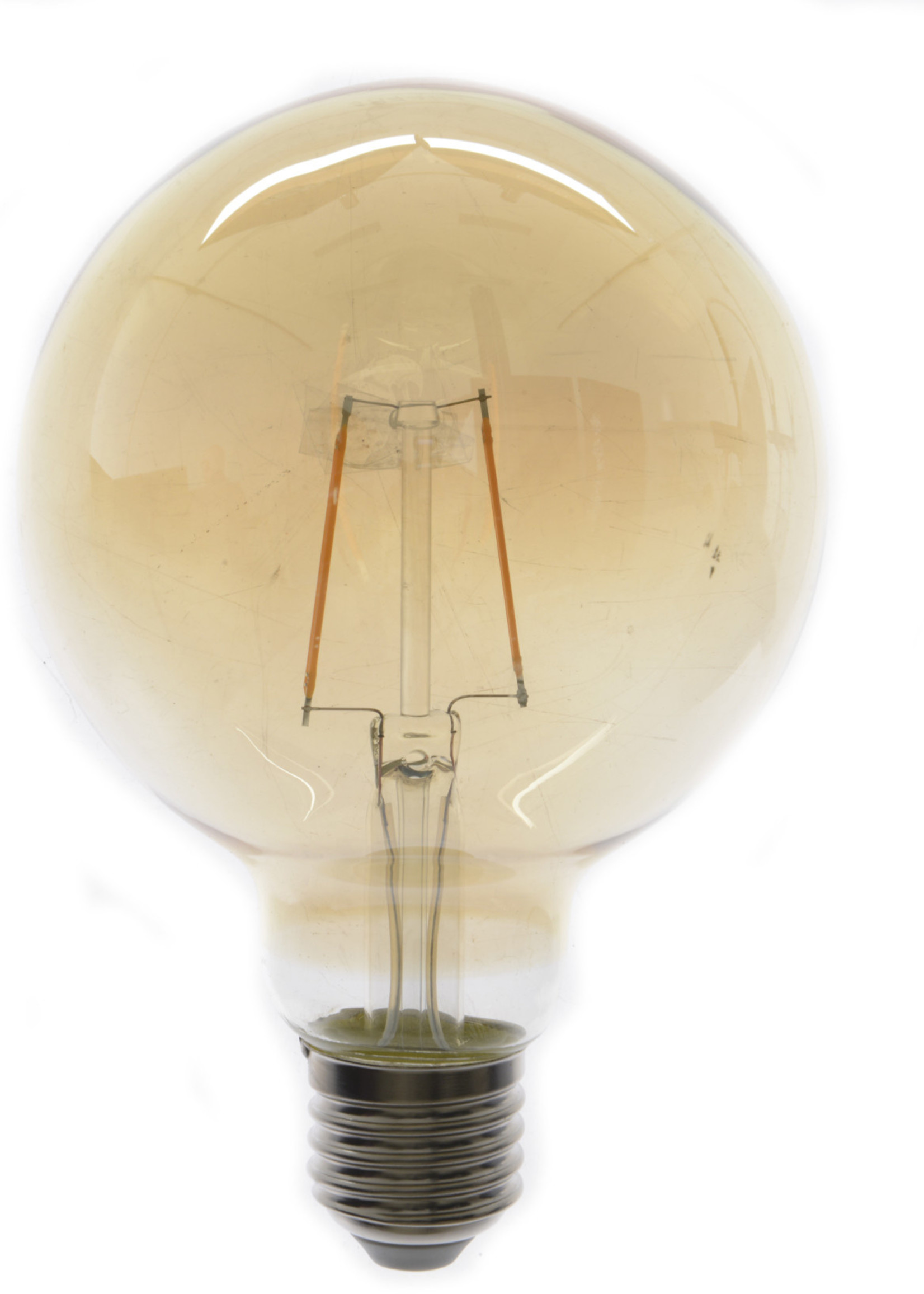 Luceco Filament LED Large Globe Amber Bulb E27