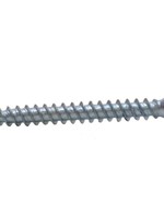 Cross Twin Thread Woodscrews with Countersunk Head (Pack of 25) 1" x 4 ZP