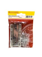 Centurion Ball Bearing Hinges Polished CE7 Stainless 76mm x 51mm