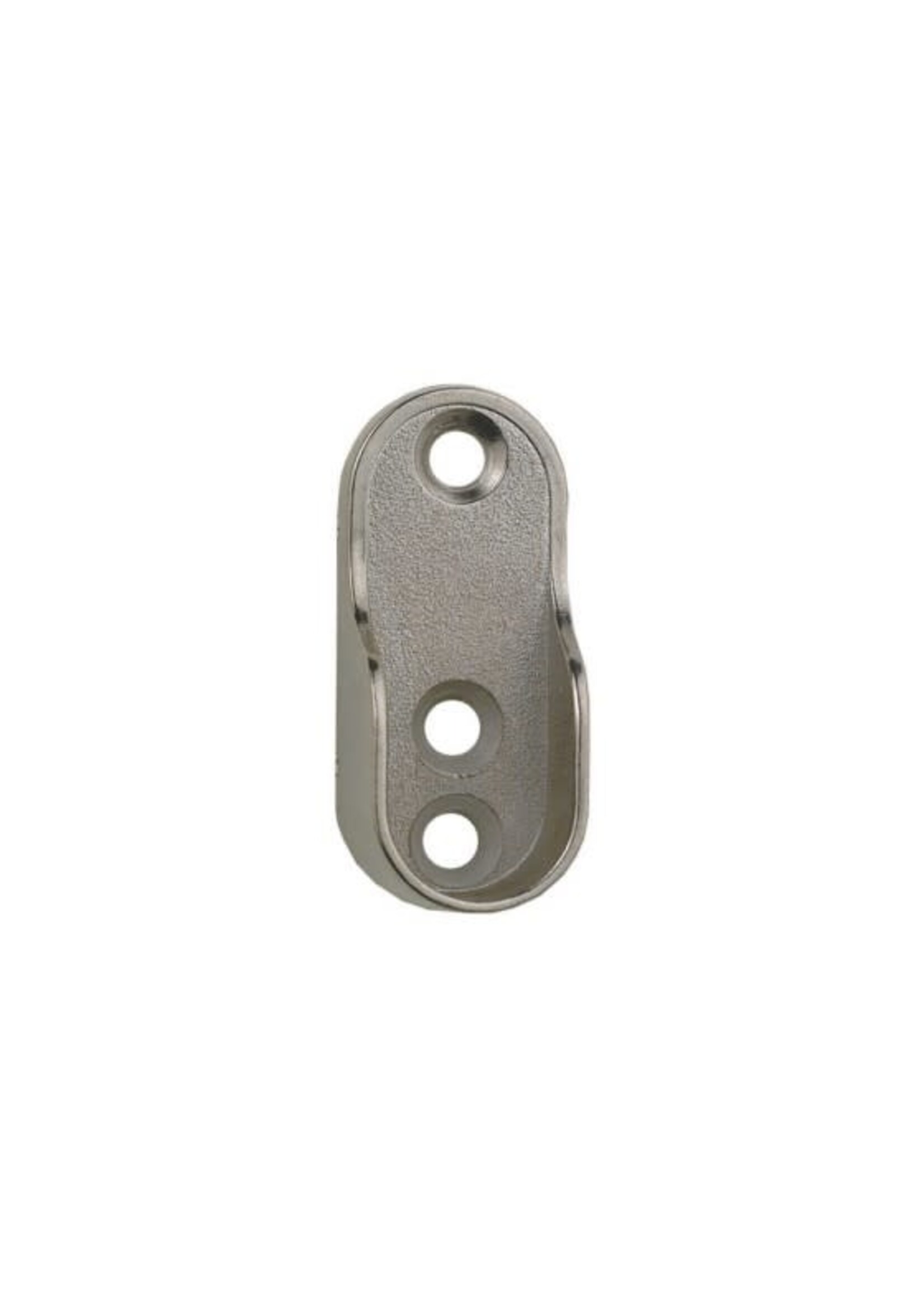 Wardrobe End Supports CP Oval (Pack Of 2)