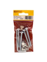 Furniture Bolts & Nuts with Hex Key M6 x 60mm (Pack of 4)
