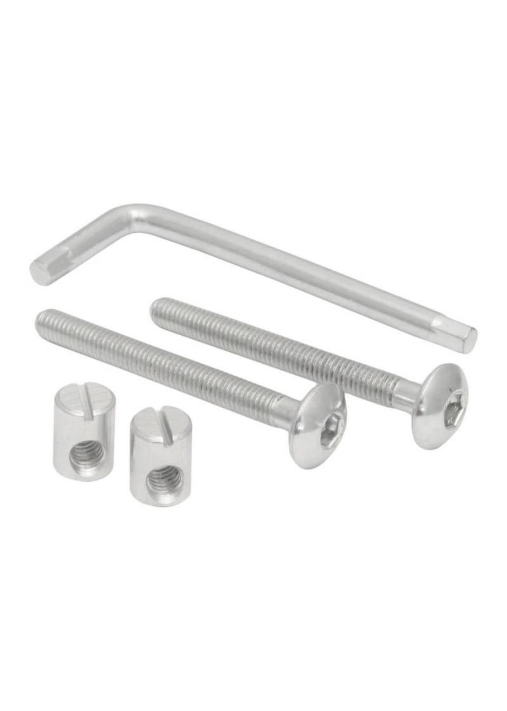 Furniture Bolts & Nuts with Hex Key M6 x 60mm (Pack of 4)