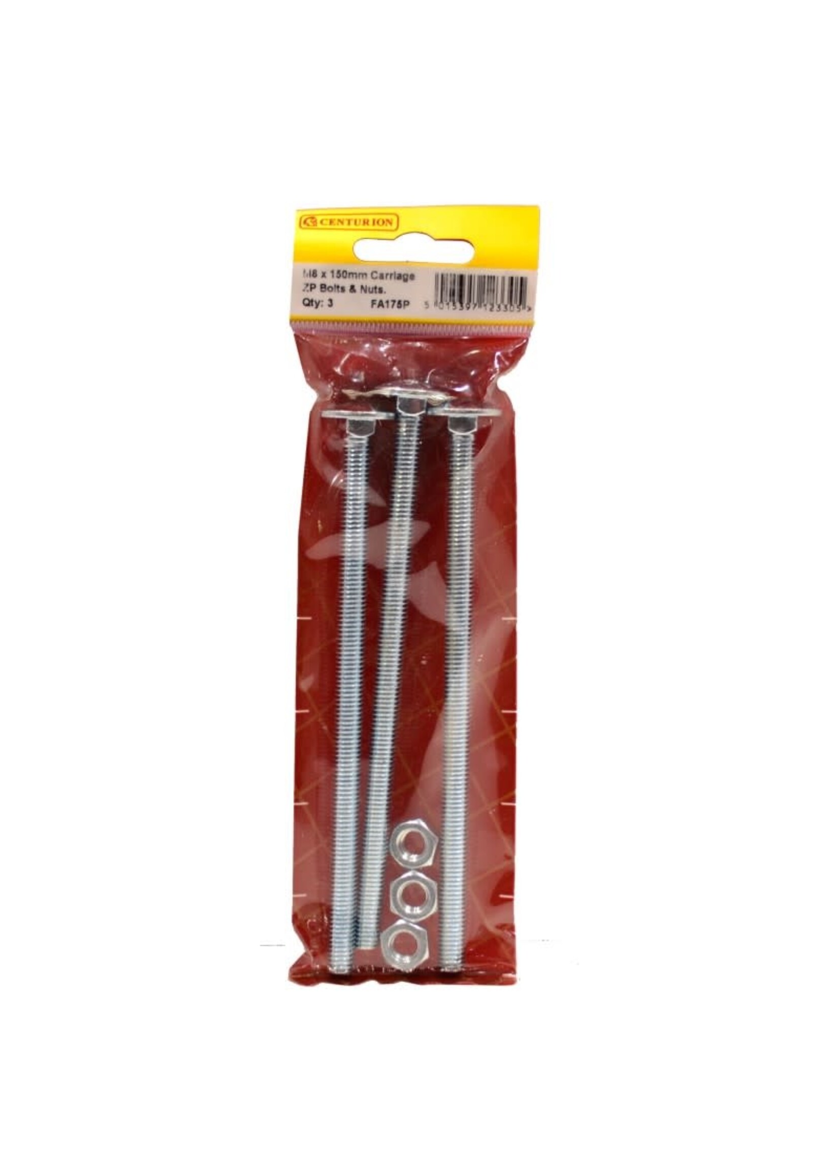 Centurion Carriage Nuts and Bolts M8 x 150mm