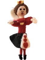 Queen Of Hearts Felt figure 16cm
