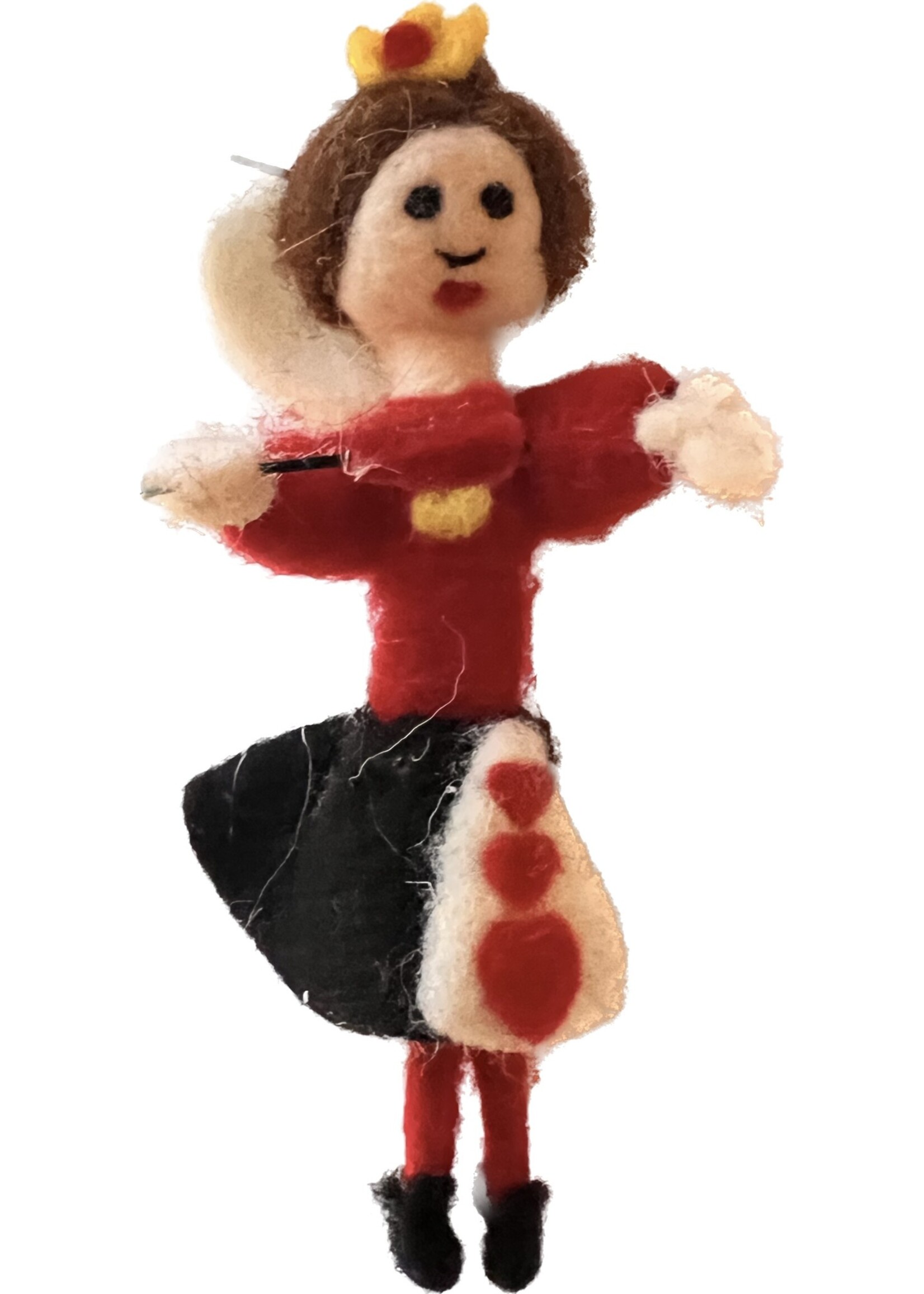 Queen Of Hearts Felt figure 16cm