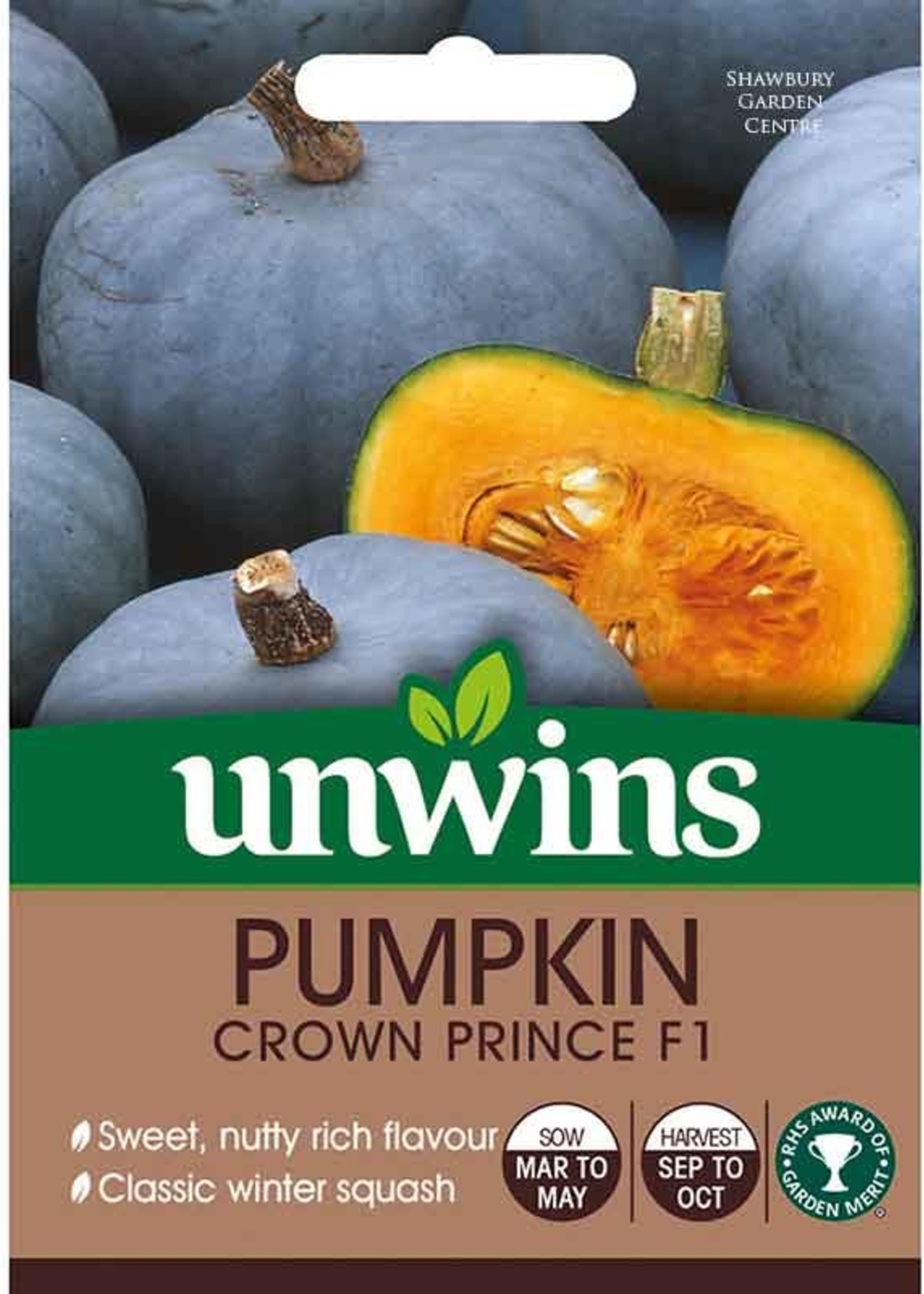 Unwins Pumpkin  - Crown Prince F1