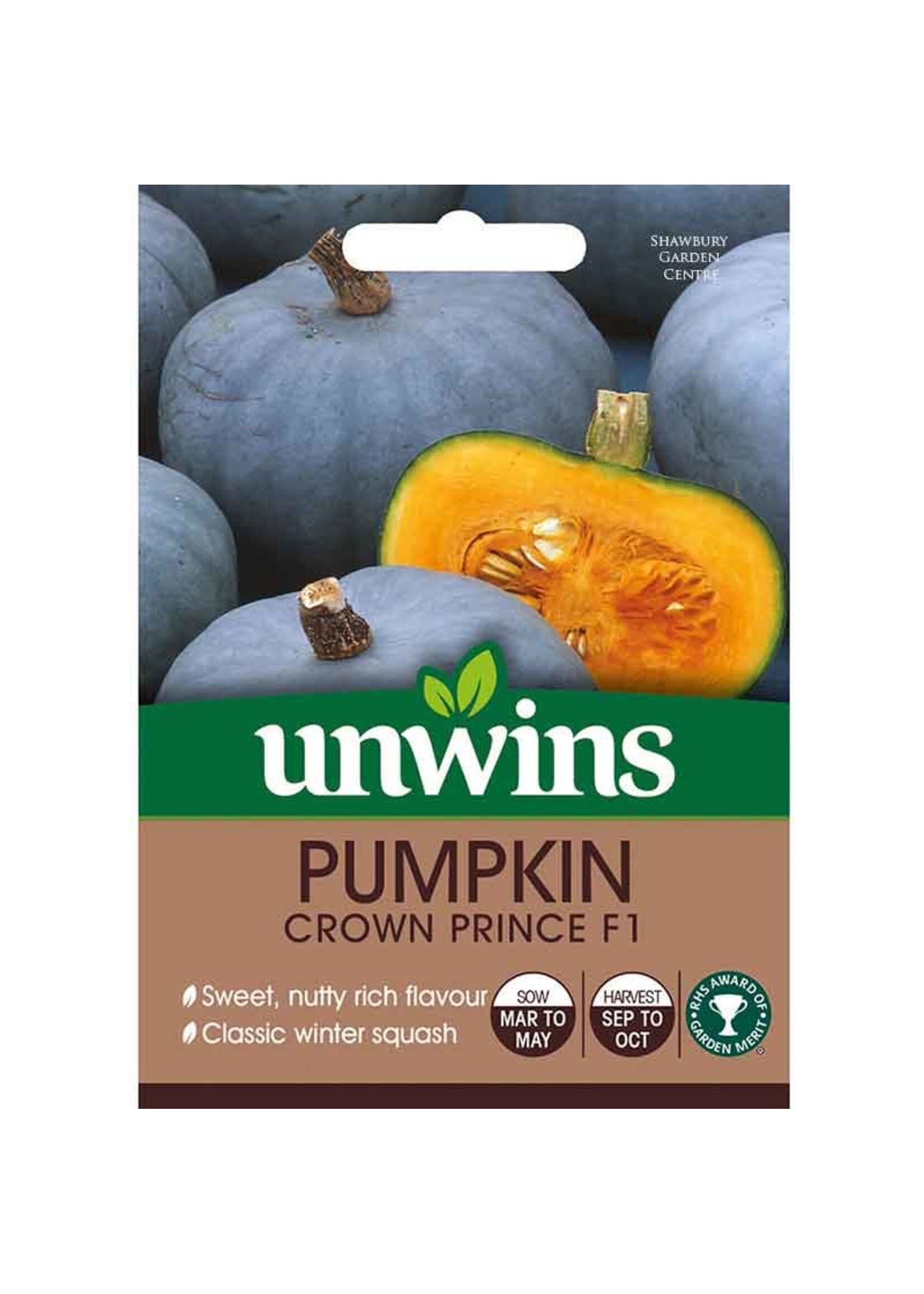 Unwins Pumpkin  - Crown Prince F1