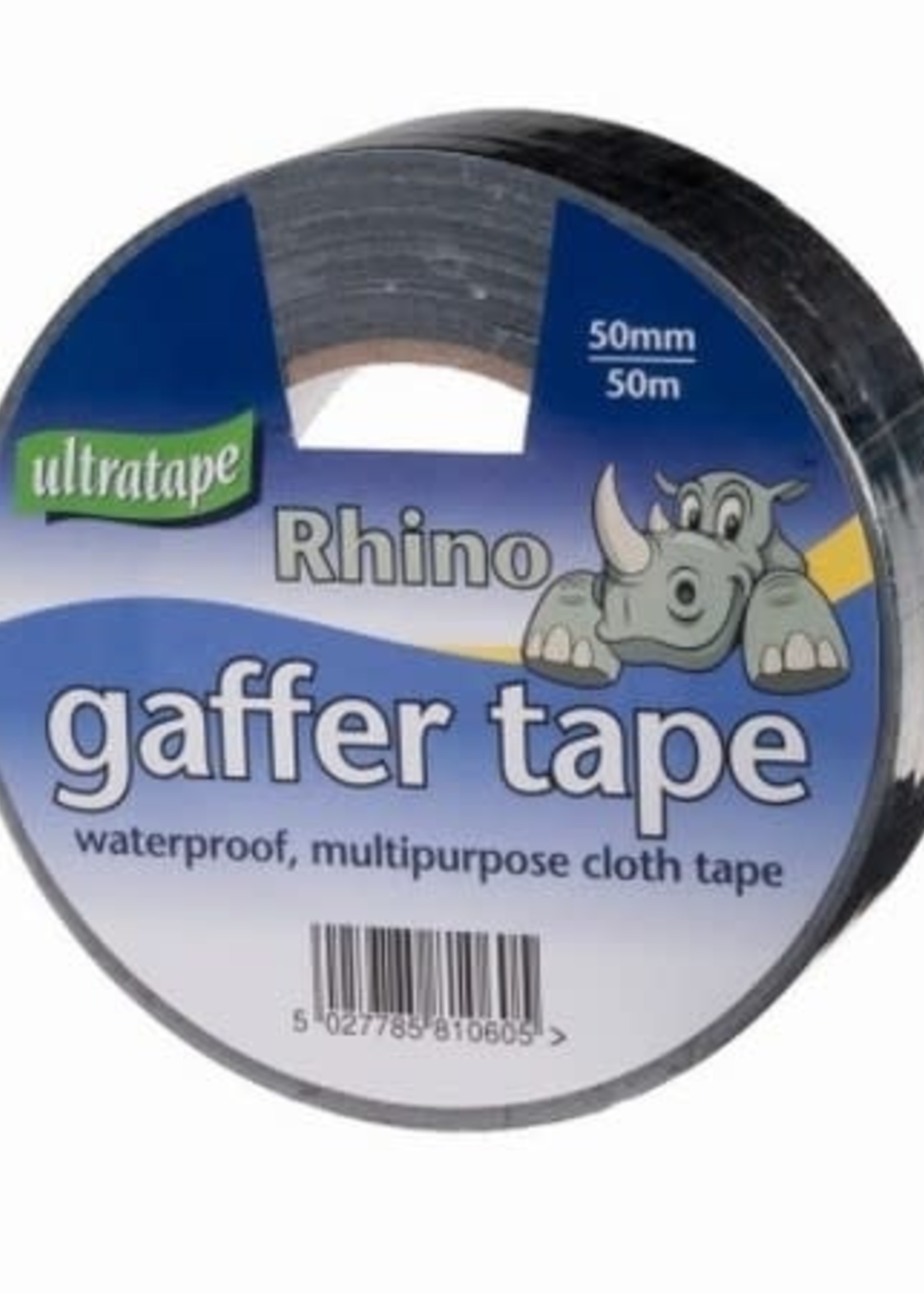 Rhino Gaffer Tape Black 50mm x 50mtr