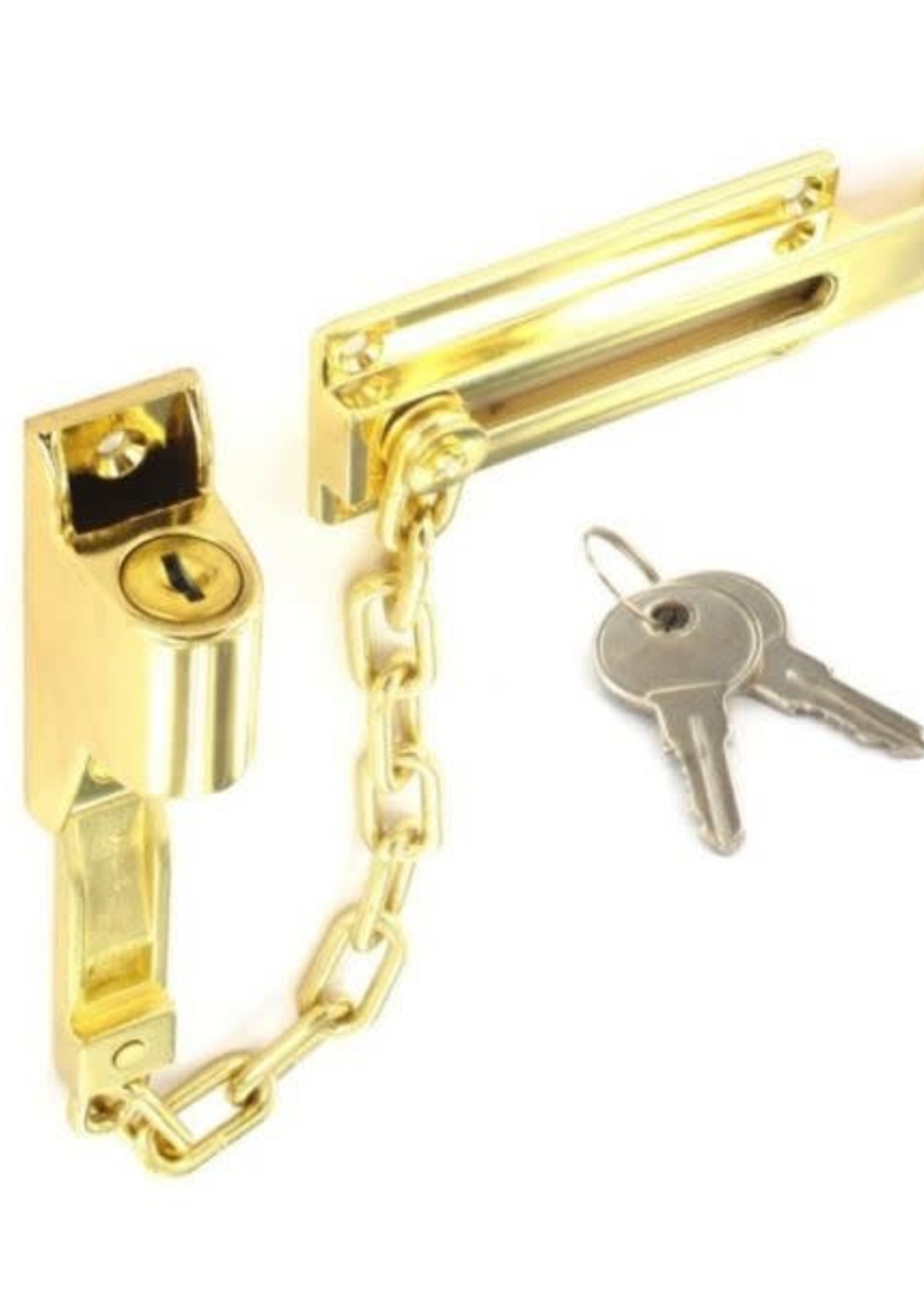 Securit Lock Door Chain 110mm includes 2 keys EB S1632