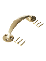 Securit Brass Victorian Bow Handle 150mm S2219