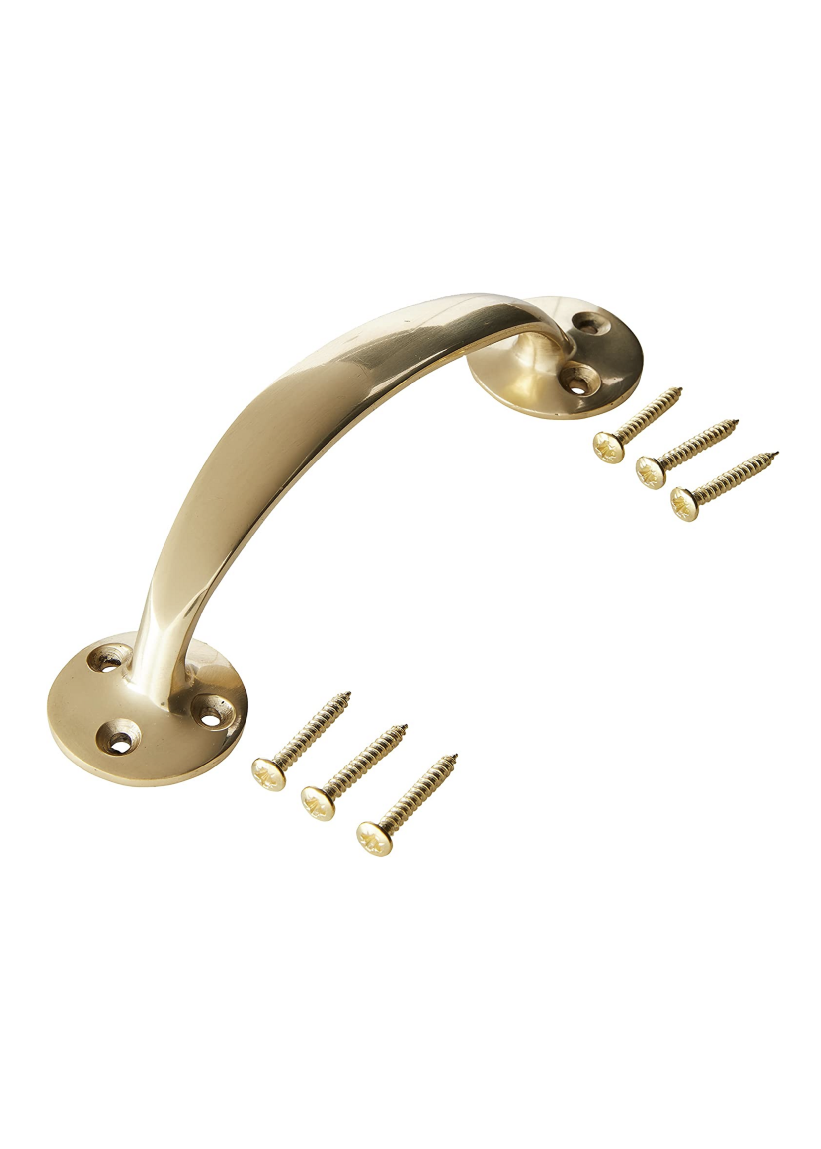 Securit Brass Victorian Bow Handle 150mm S2219