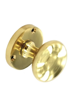 Securit Brass Mortice Door Knobs Brass S2218