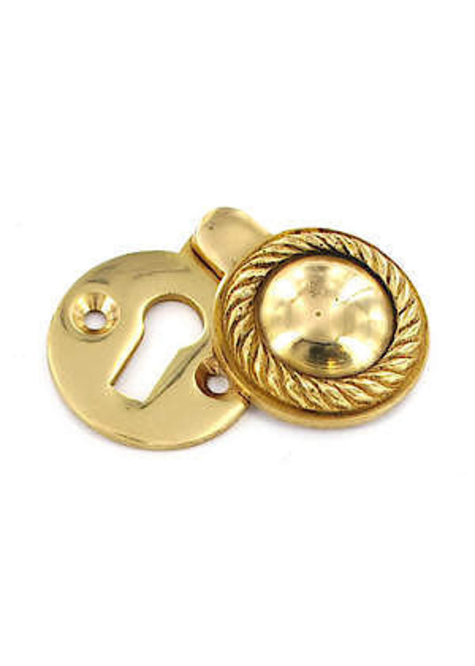 Securit Brass Covered Escutcheon Georgian S2160