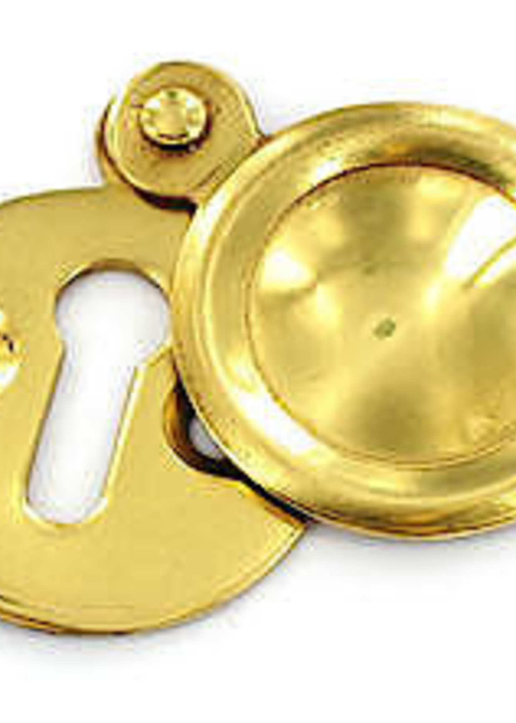 Securit Brass Victorian Escutcheon with Cover  S2260