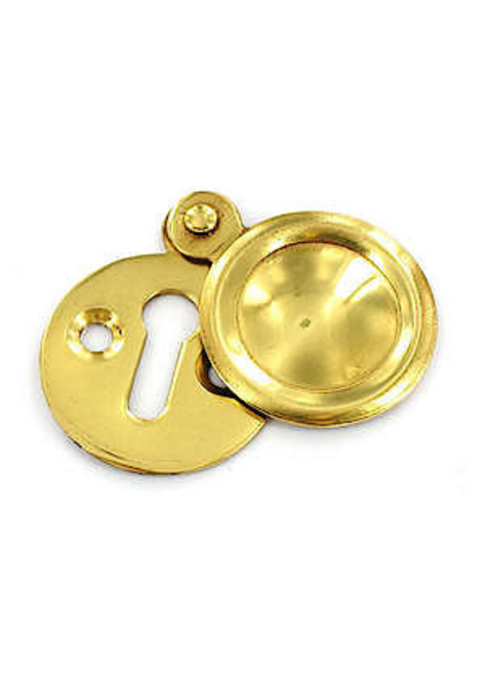 Securit Brass Victorian Escutcheon with Cover  S2260
