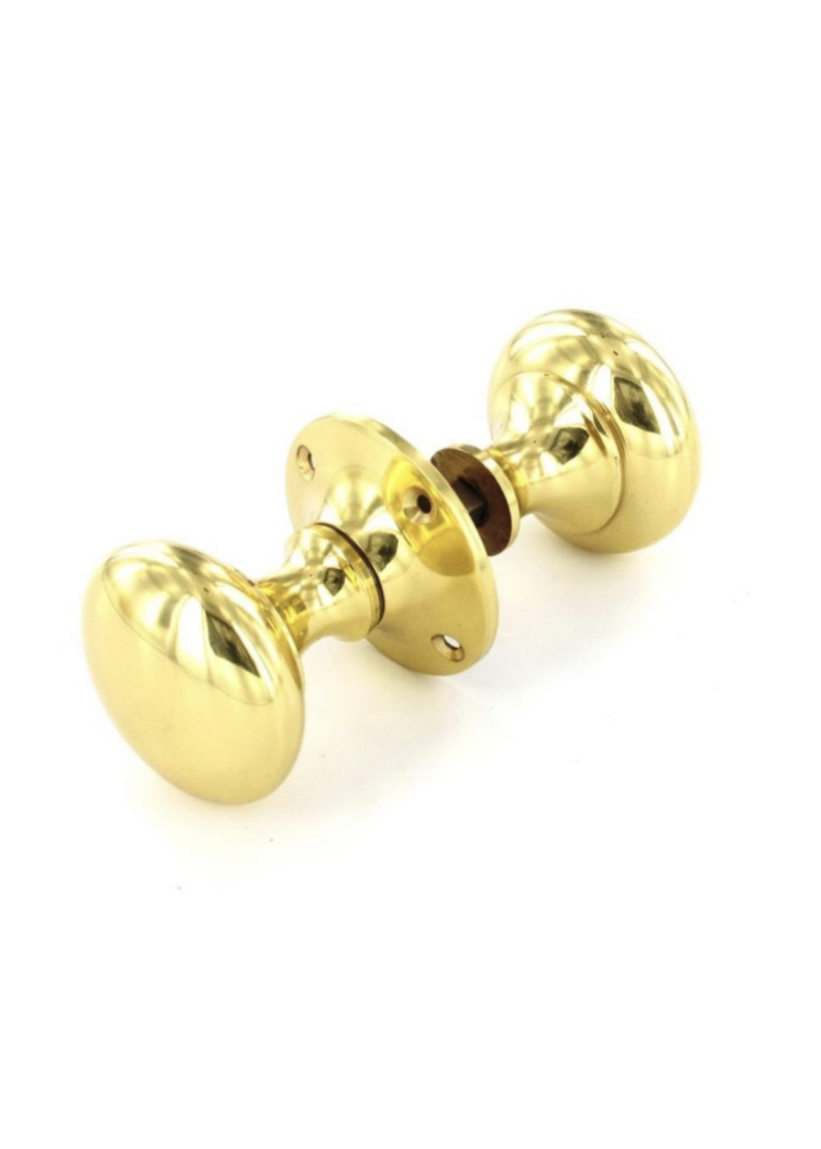 Securit Victorian Rim Knob Set Brass S2222