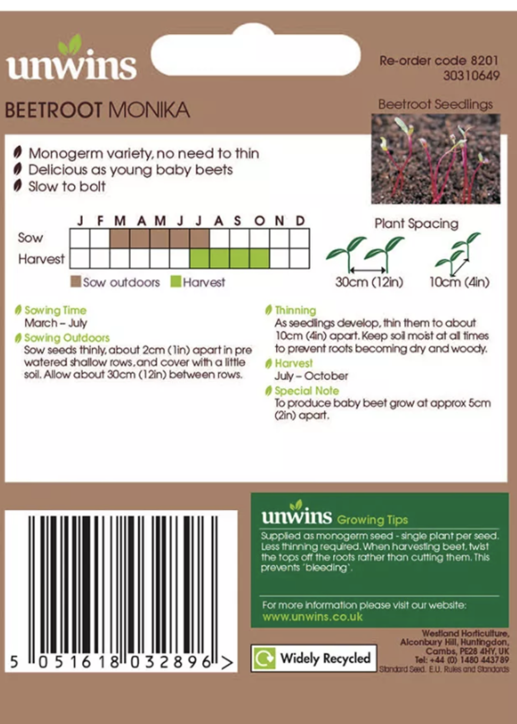 Unwins Beetroot - Monika