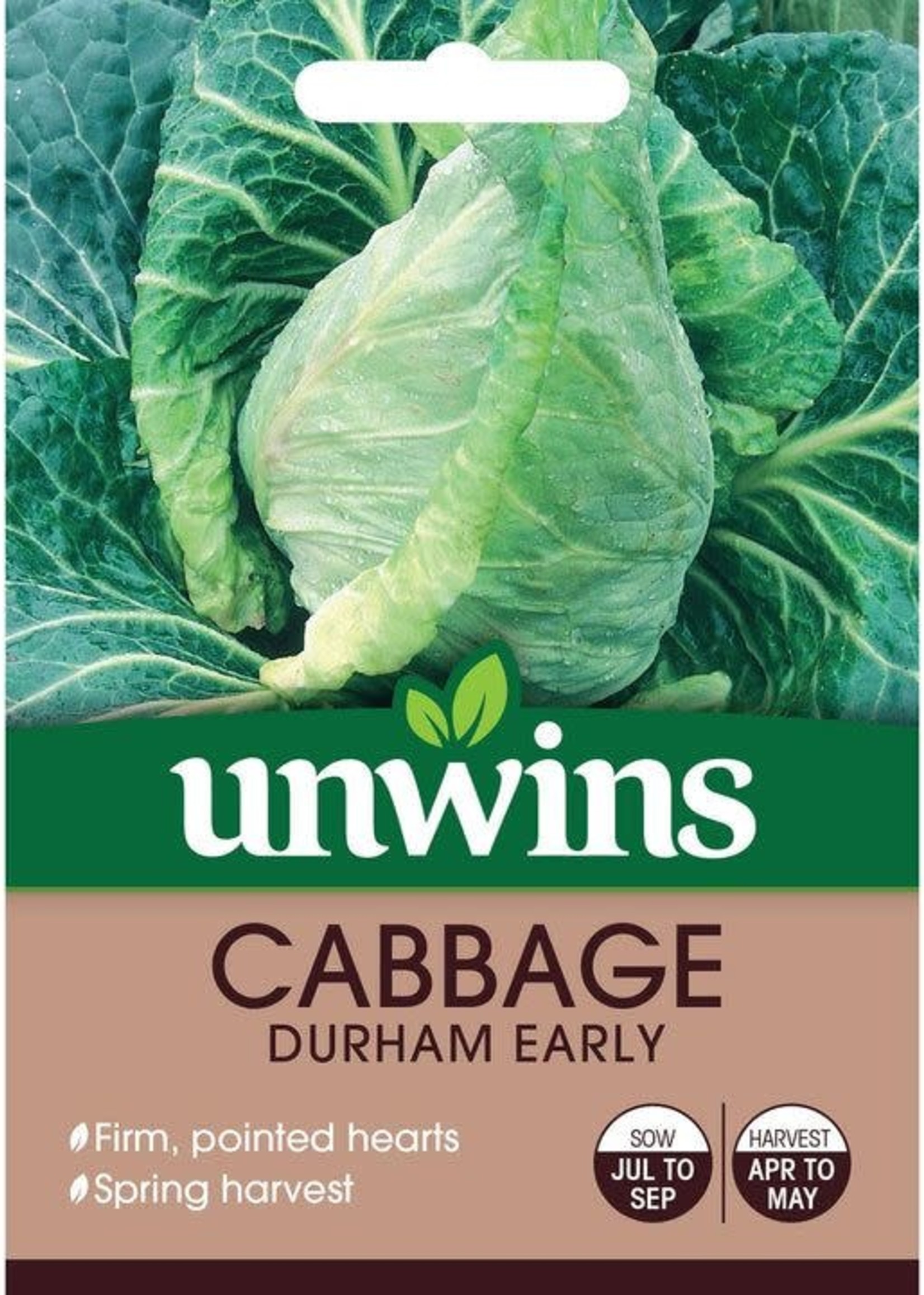 Unwins Cabbage - Durham Early