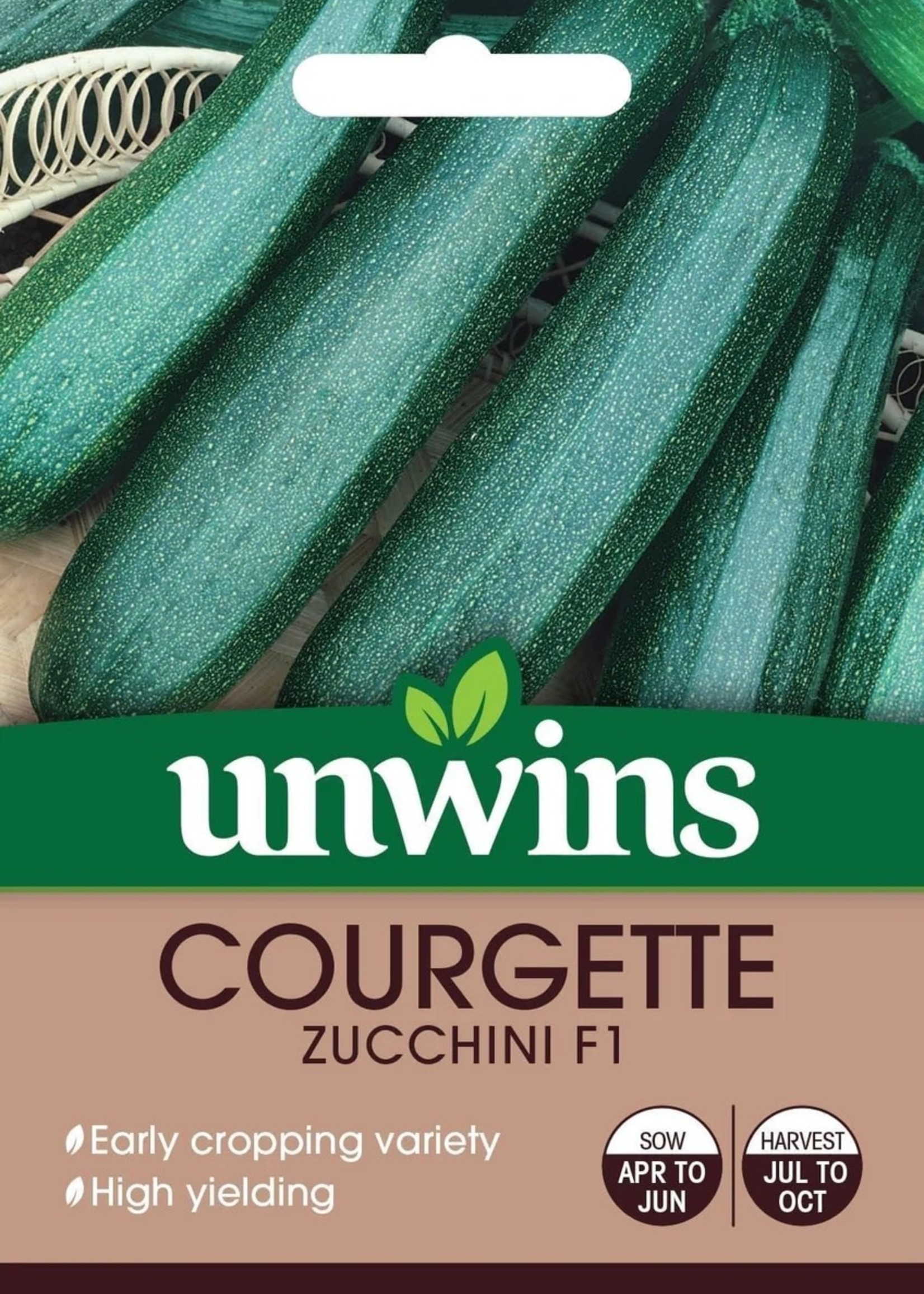 Unwins Courgette - Zucchini F1