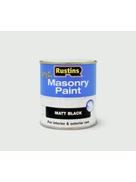 Rustins Rustins Masonry Paint 250ml Black
