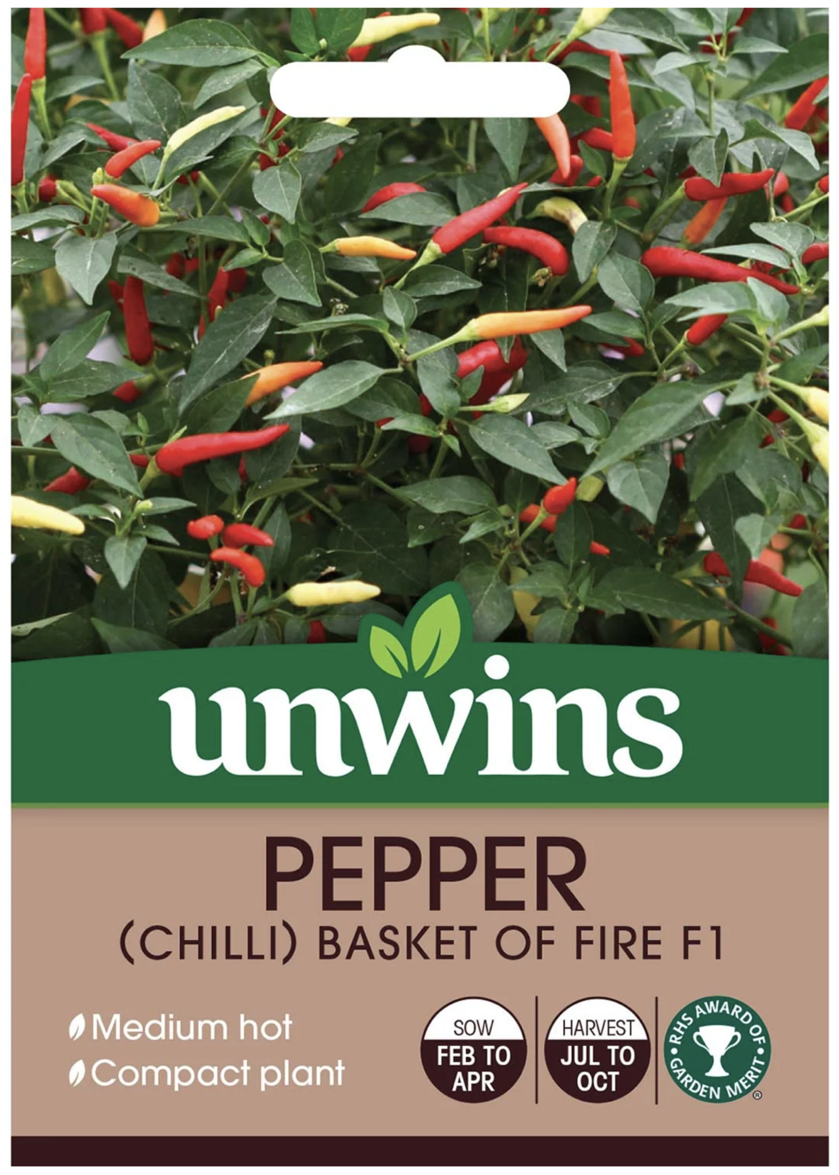 Unwins Pepper Chilli Basket of Fire F1
