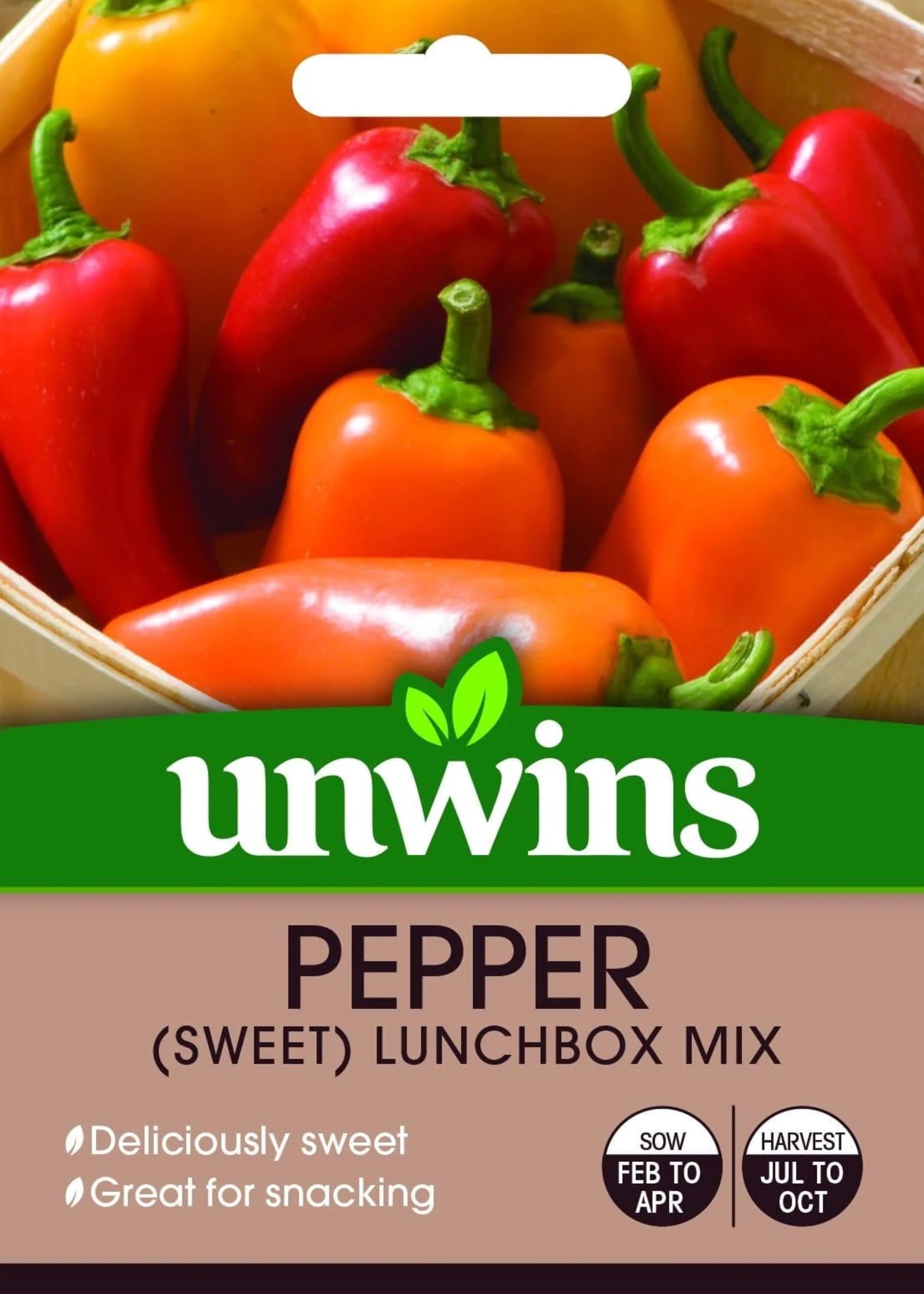 Unwins Pepper (Sweet) Lunchbox mix