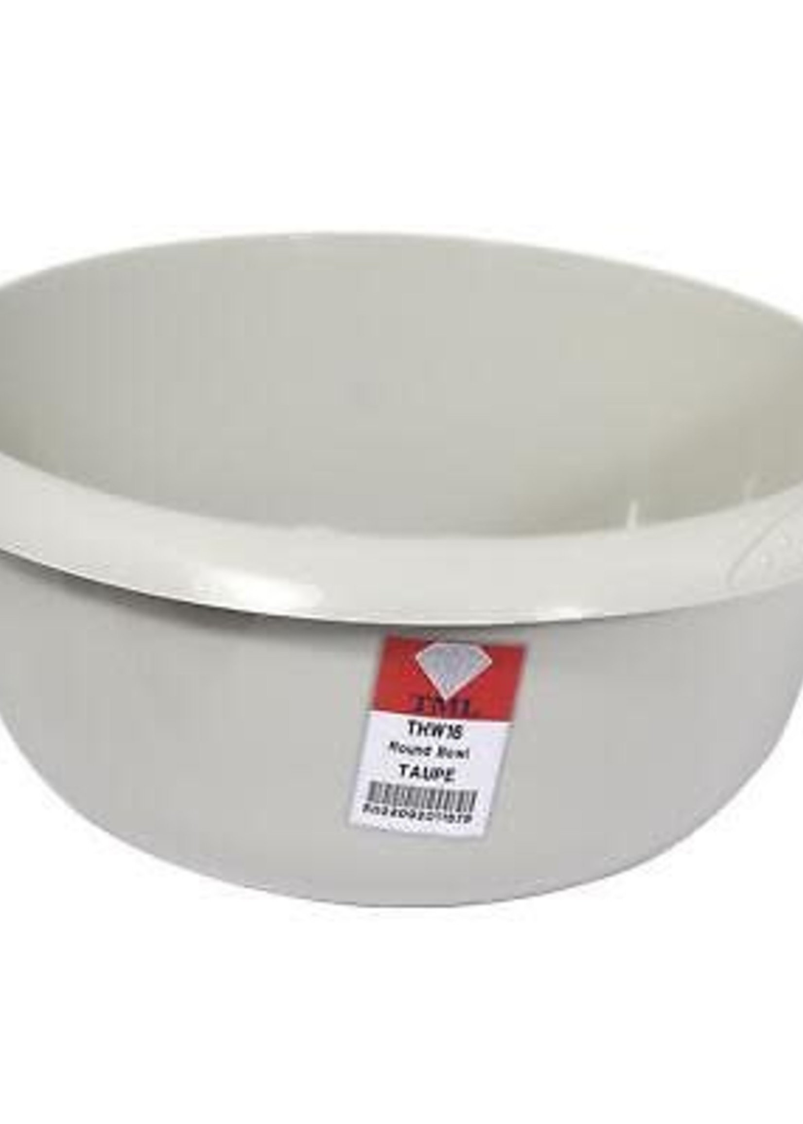 TML Round Washing Up Bowl 8L Taupe