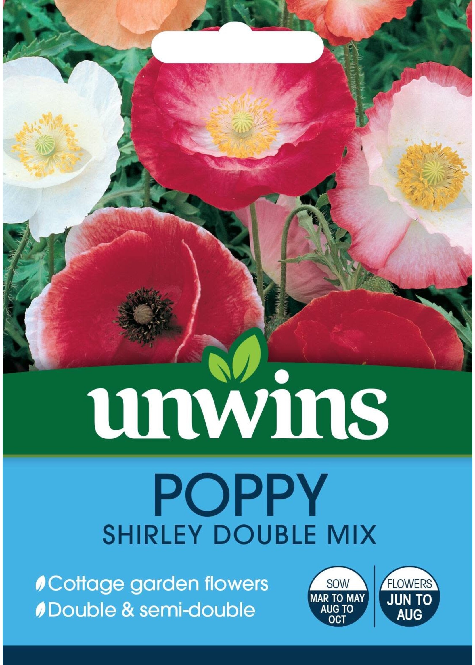 Unwins Poppy - Shirley Double Mix