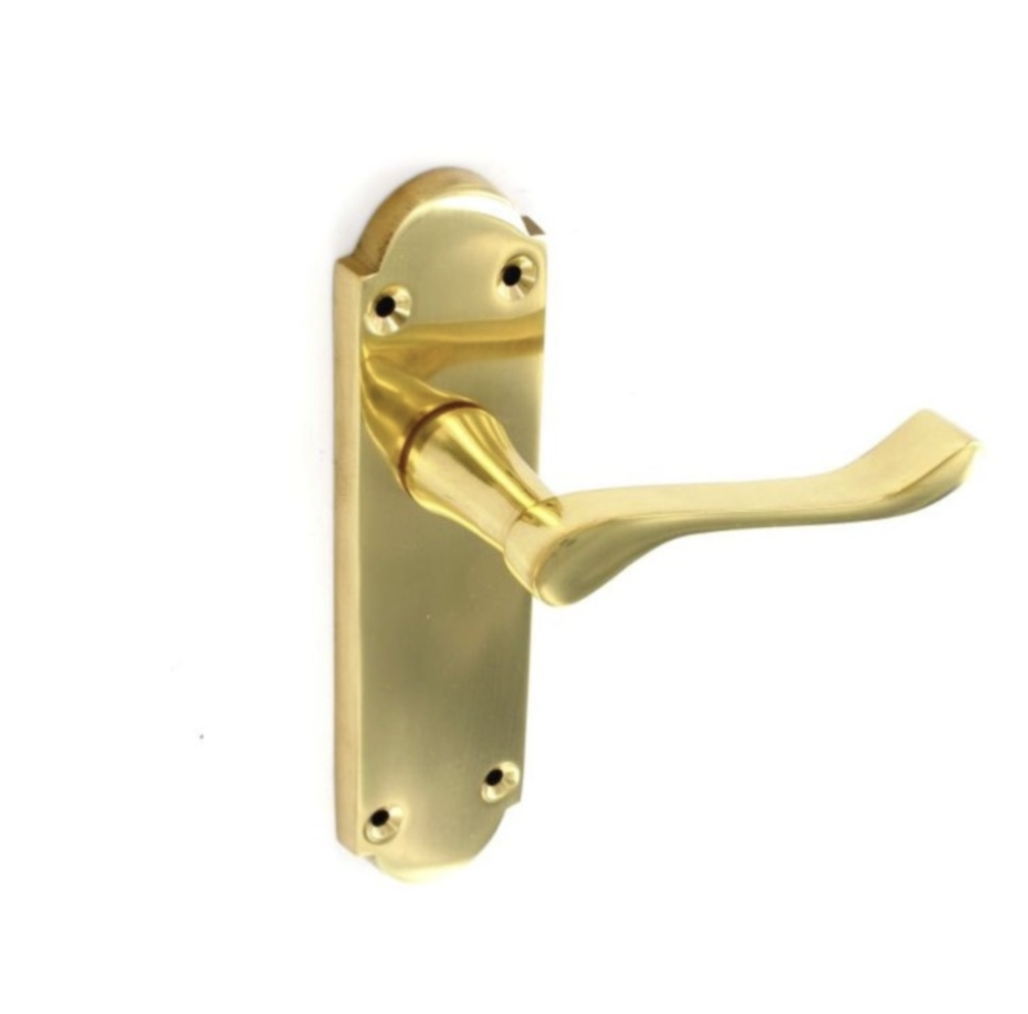 Brass Victorian Reg Latch Handle - Clock’s Home and Garden