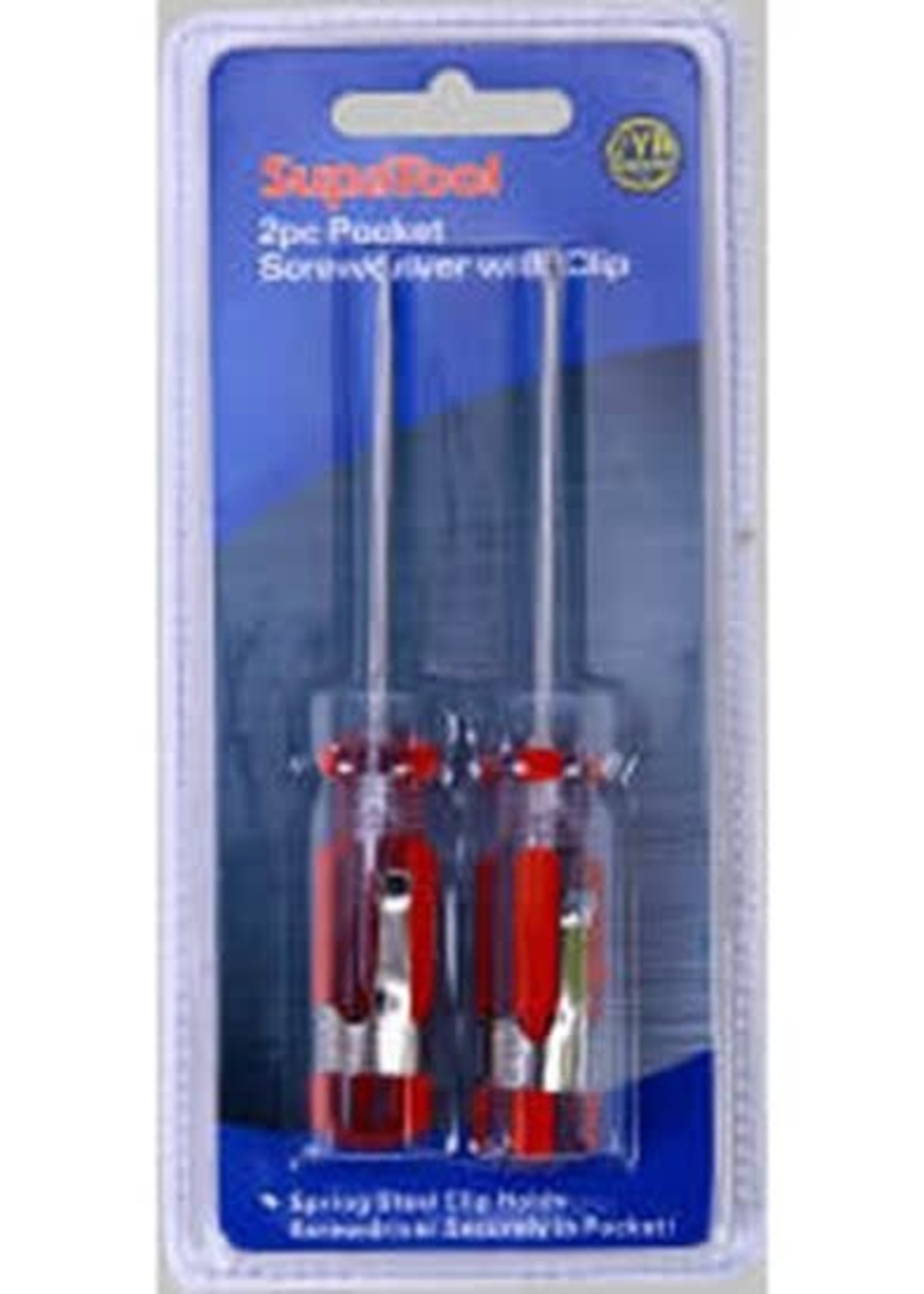 SupaTool SupaTool Pocket Clip Screwdriver Set 2 Piece