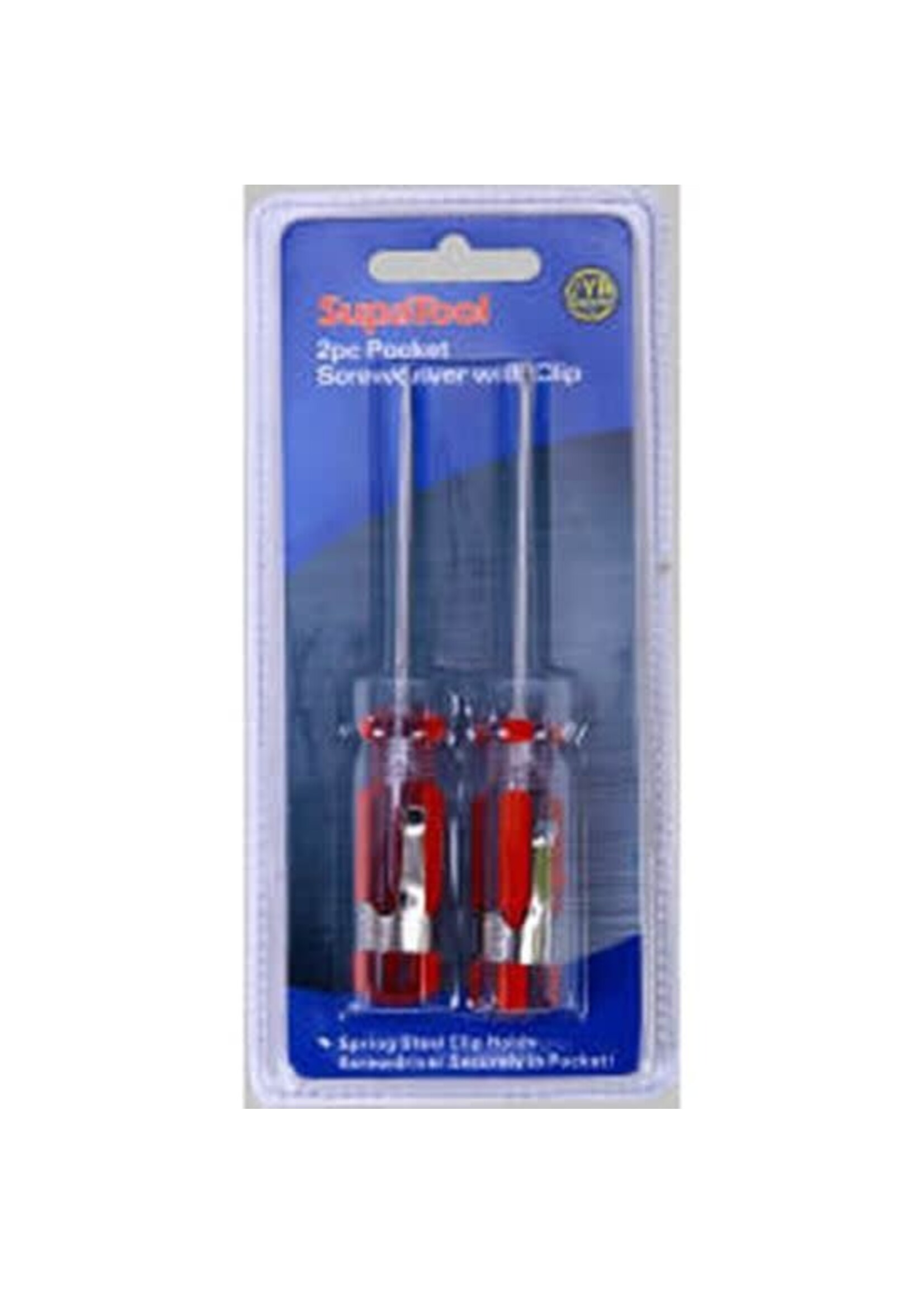 SupaTool SupaTool Pocket Clip Screwdriver Set 2 Piece