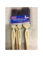 SupaDec SupaDec Maple Handle Paint Brush Set Pack 5