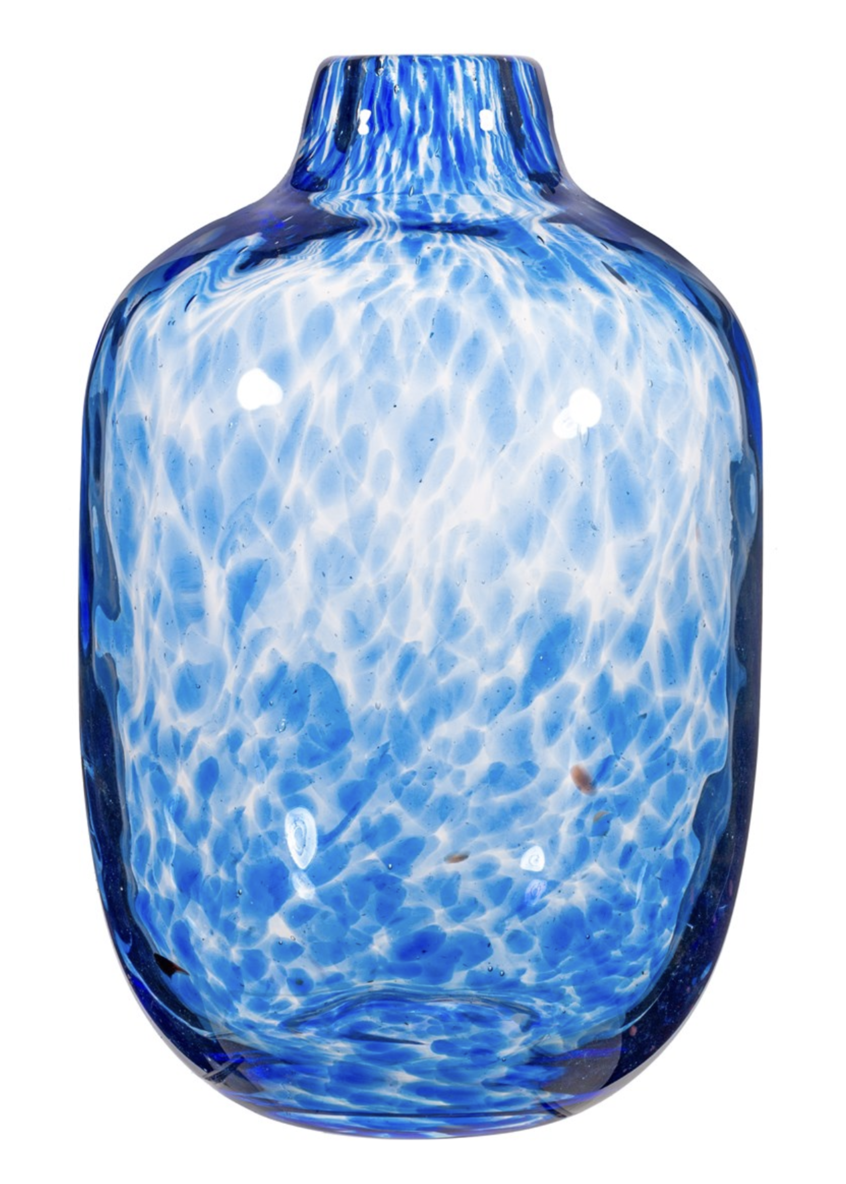 Sass & Belle Blue Speckled Large Vase