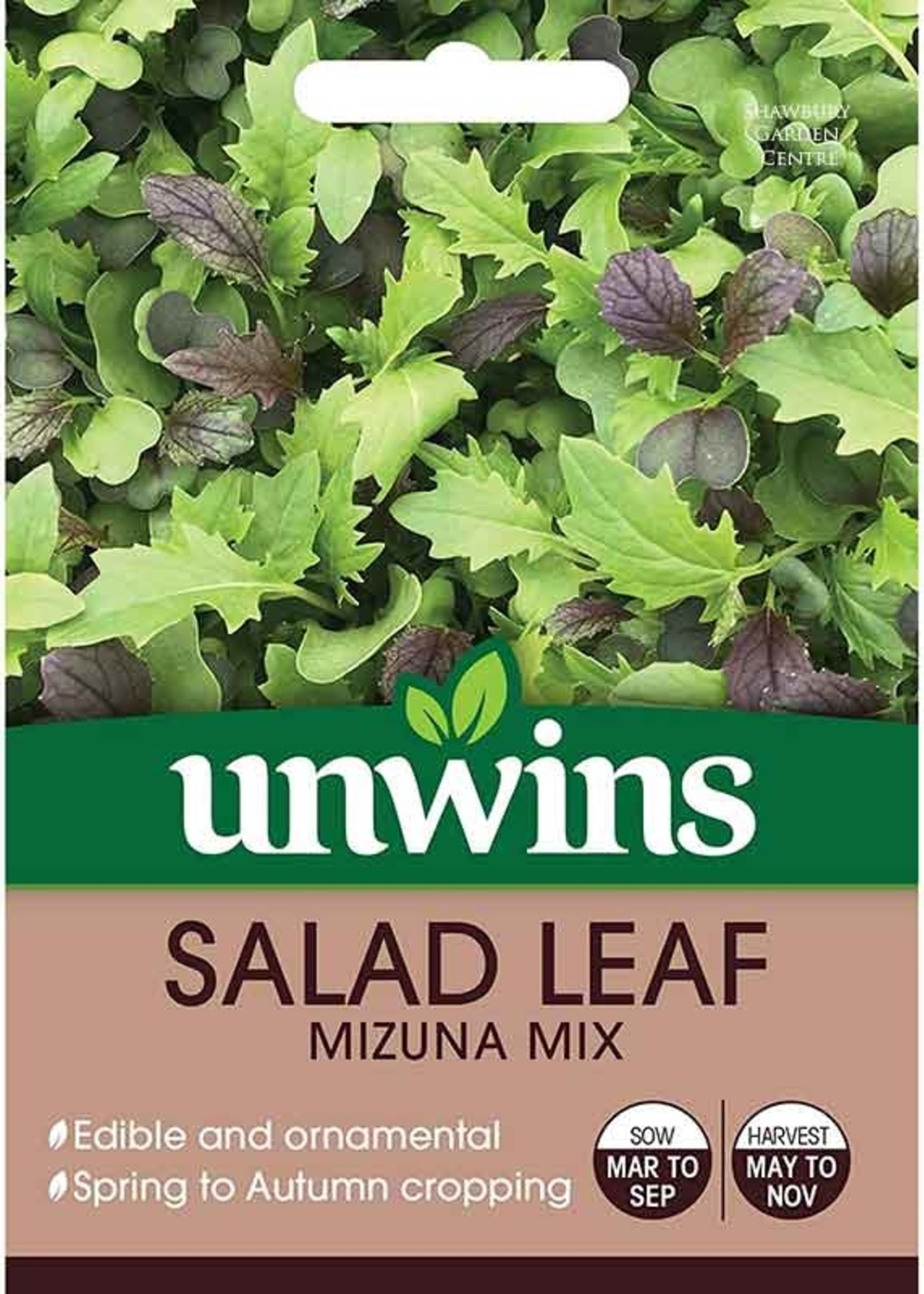 Unwins Salad Leaf Mizuna Mix