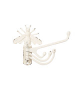 Sass & Belle Antique White Bee Multi Hook