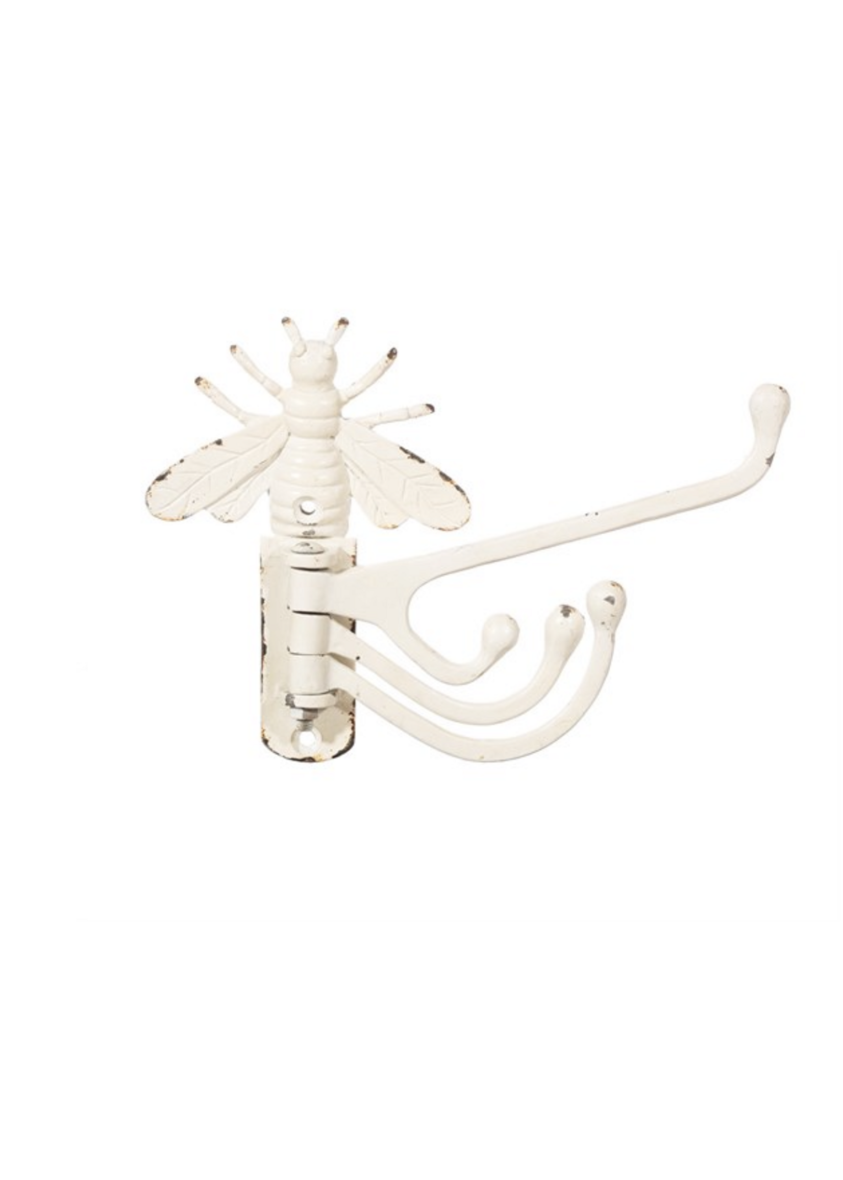 Sass & Belle Antique White Bee Multi Hook